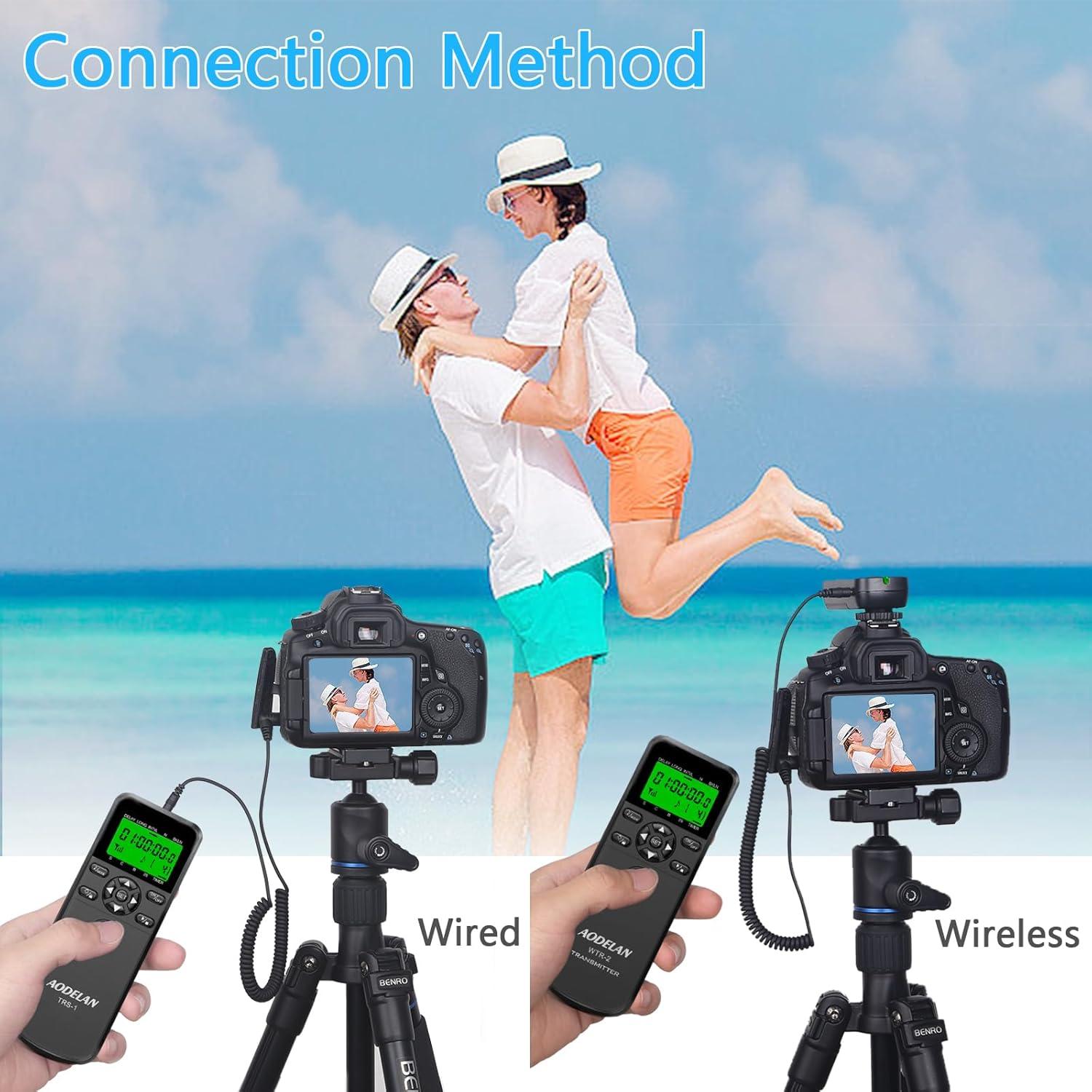 Control Remoto Inalámbrico AODELAN para Cámaras Panasonic y Olympus