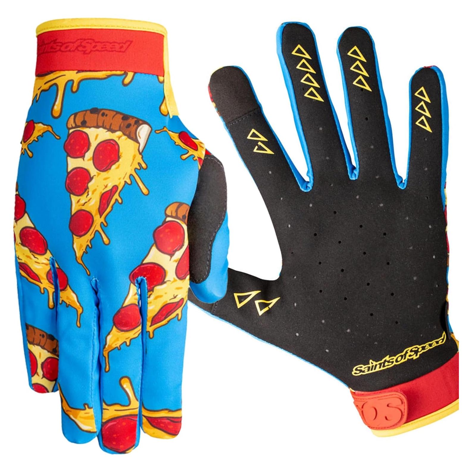 Guantes de Motocross Saints of Speed Pizza X-Large Transpirables