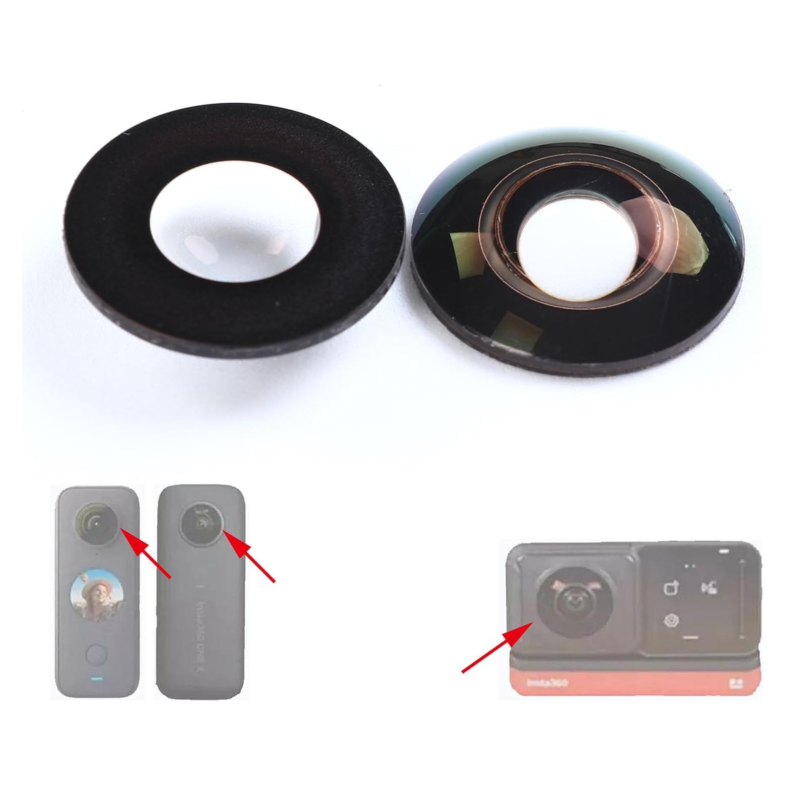 Lentes de Cámara Panorámicos TinkerBold para Insta360 X/X2/R/RS