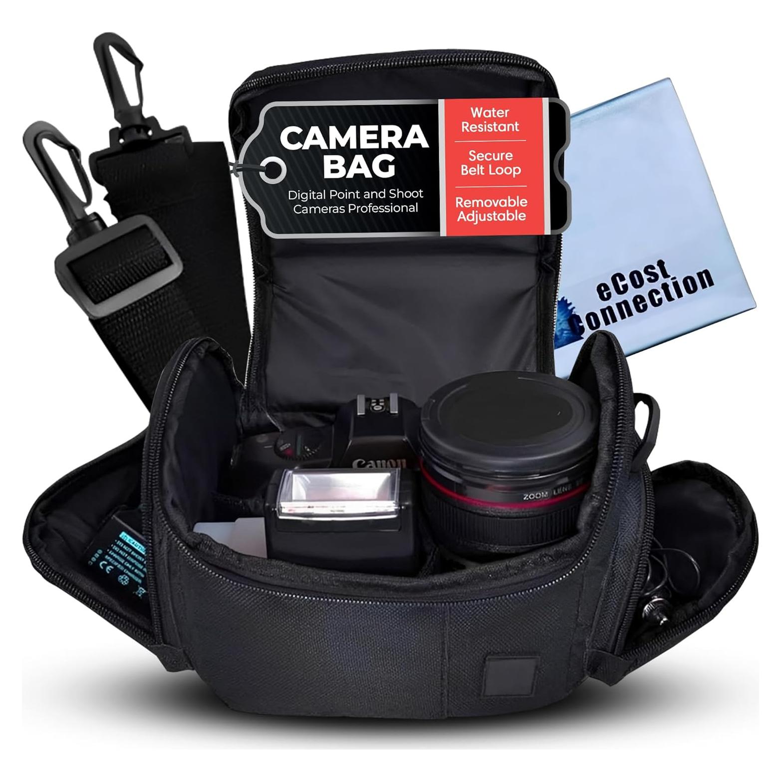 Bolsa de cámara acolchada mediana eCostConnection para DSLR