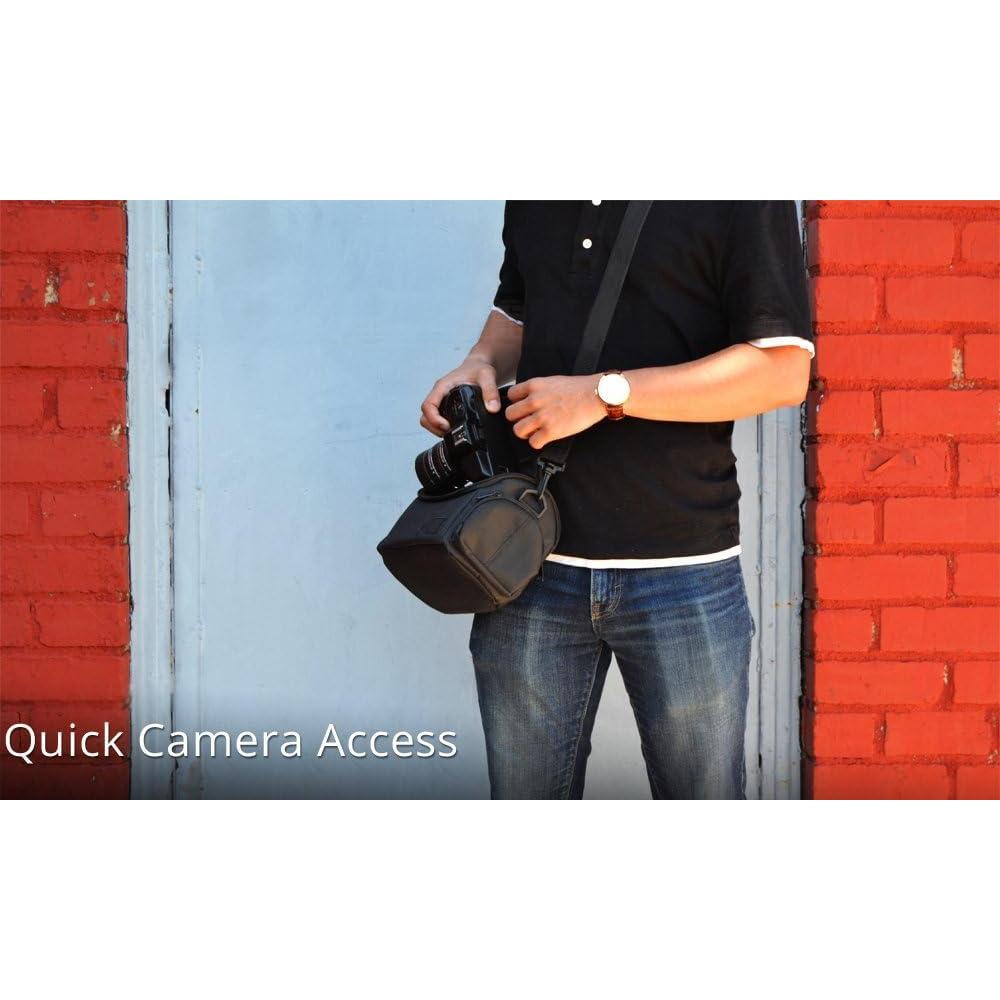 Bolsa de cámara acolchada mediana eCostConnection para DSLR