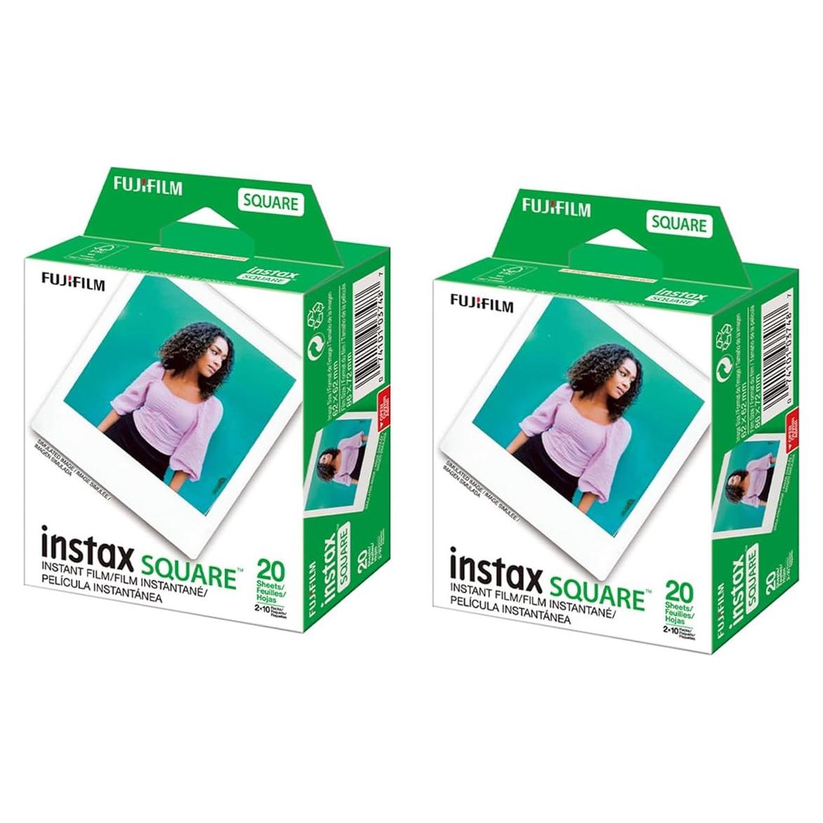 Fujifilm Película Instantánea Color Instax SQUARE - 40 Exposiciones