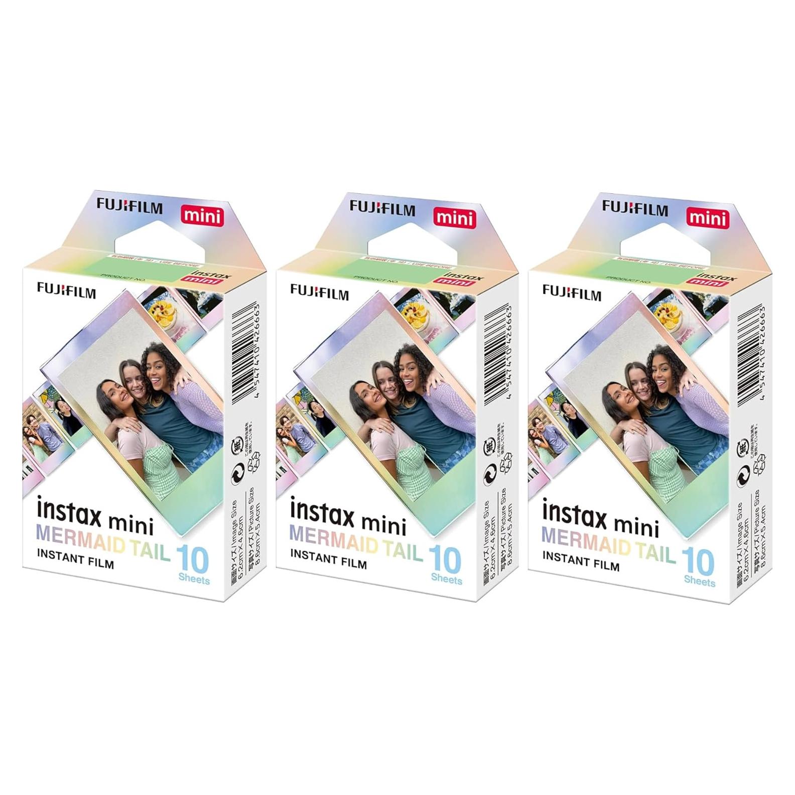 Película Instantánea Fujifilm Instax Mini Cola de Sirena - 30 Exposiciones