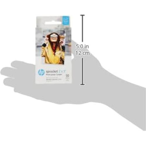 Papel Fotográfico Adhesivo HP Sprocket 5x7.6 cm - 50 Hojas