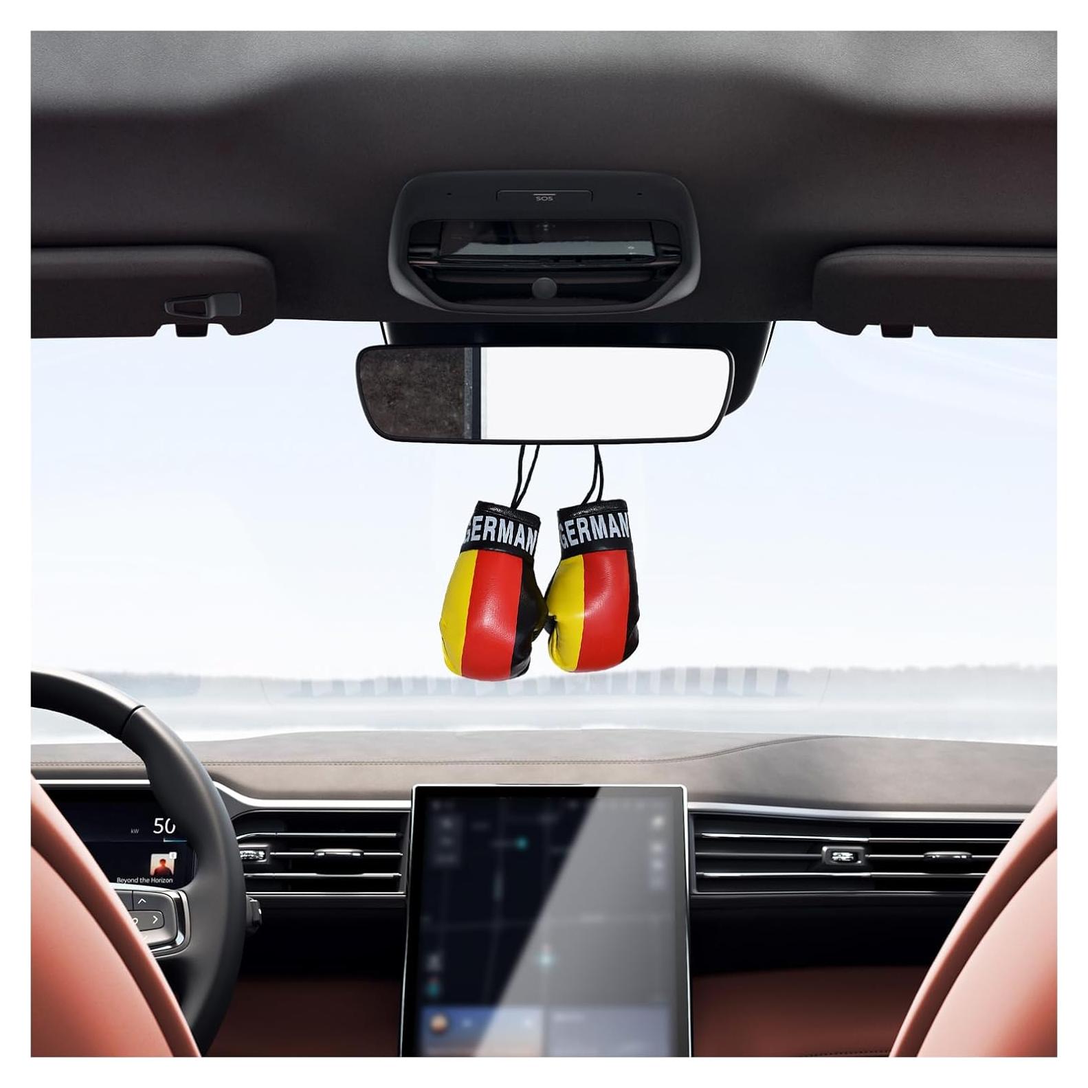 Guantes de Boxeo Mini Kewucn para Espejo de Coche PVC