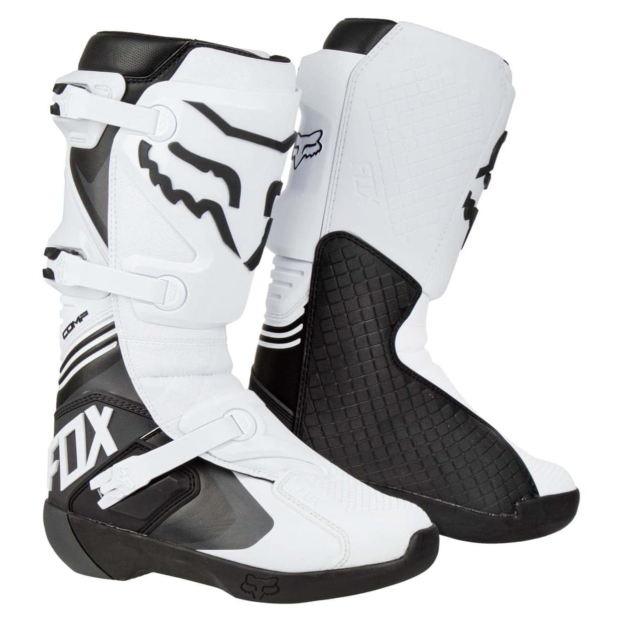 Botas de Motocross Fox Racing Comp Hombre Talla 11 Blancas