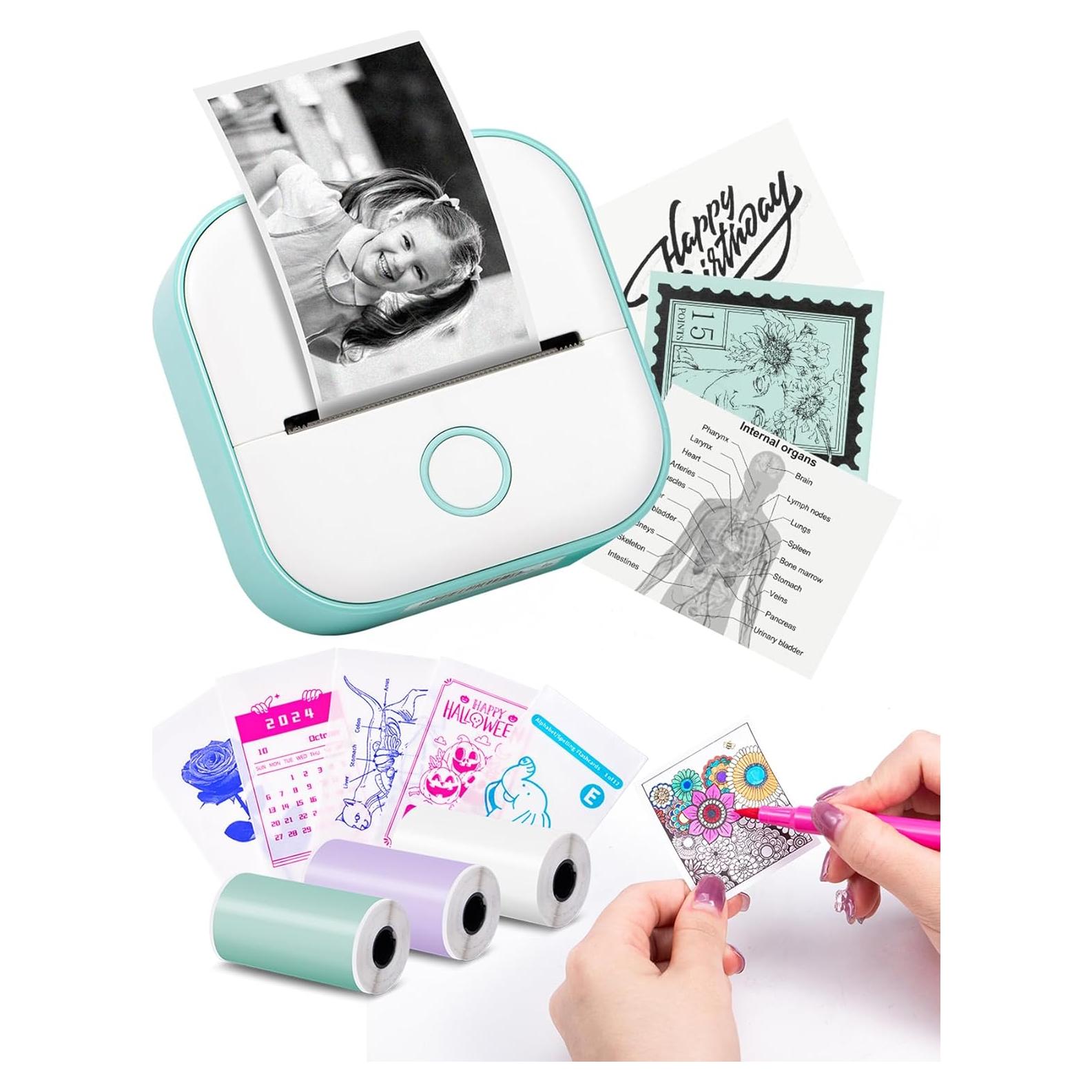 Impresora de Etiquetas Memoking T02 Mini Portátil Bluetooth