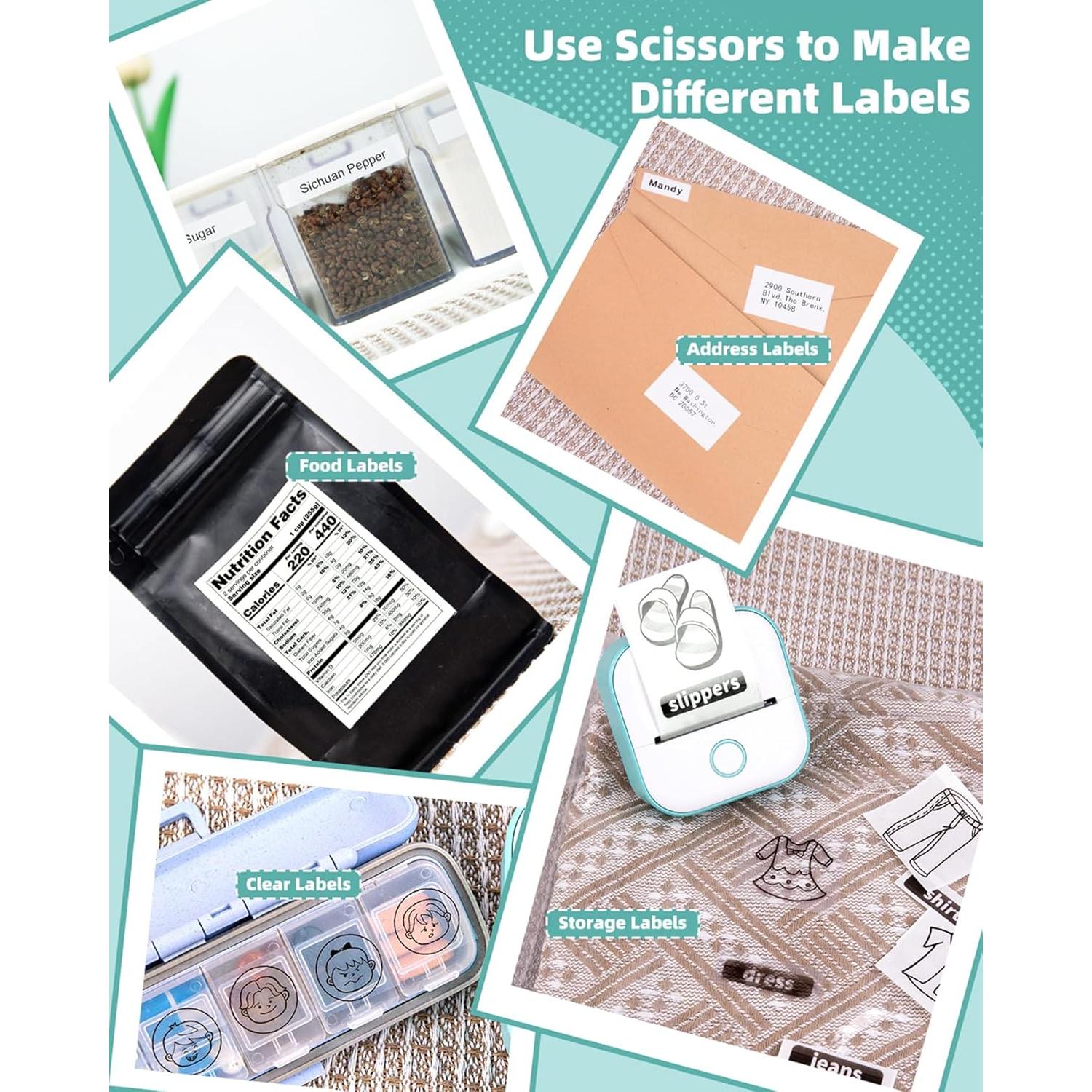 Impresora de Etiquetas Memoking T02 Mini Portátil Bluetooth