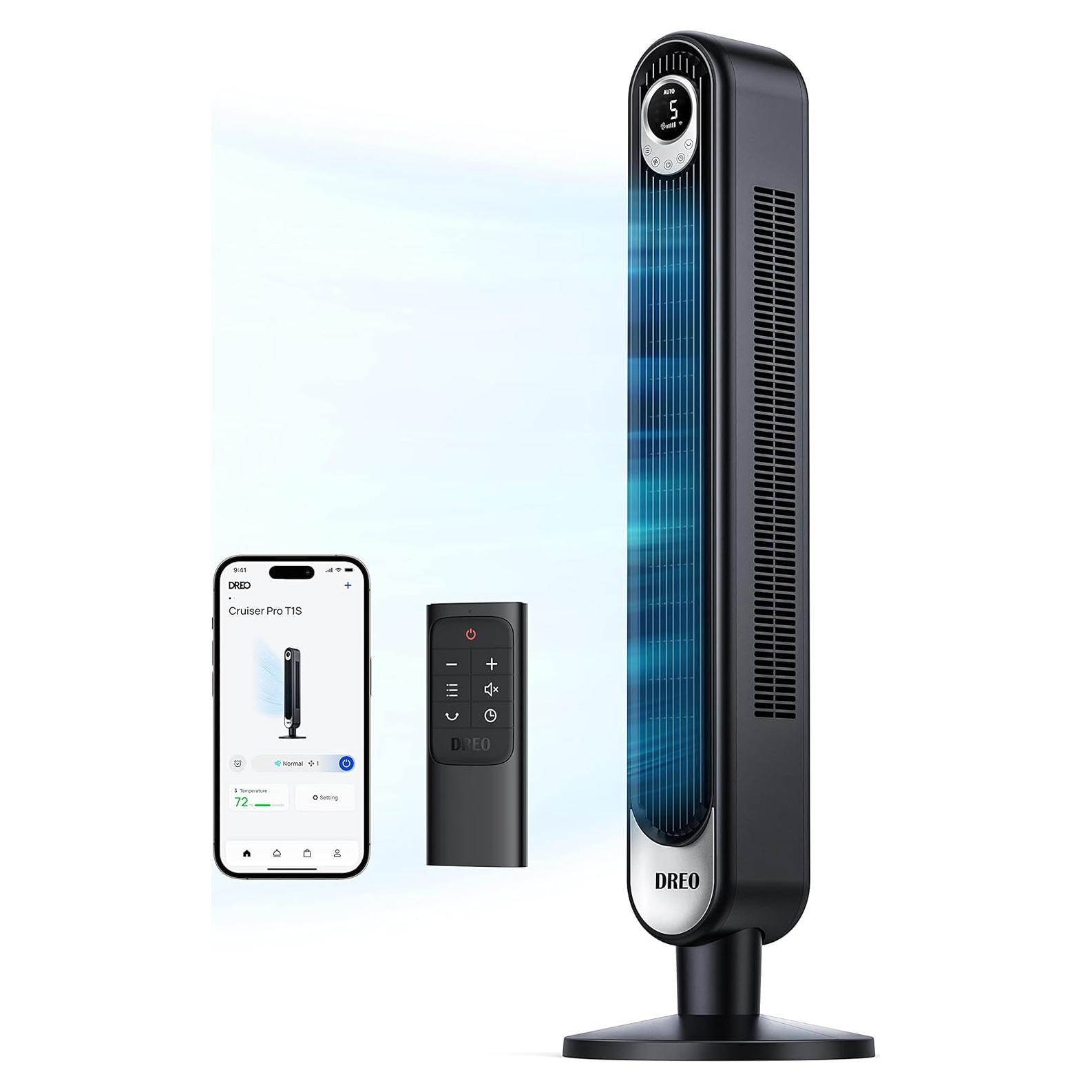 Ventilador Torre Dreo DR-HTF001S WiFi Control Voz 6 Velocidades