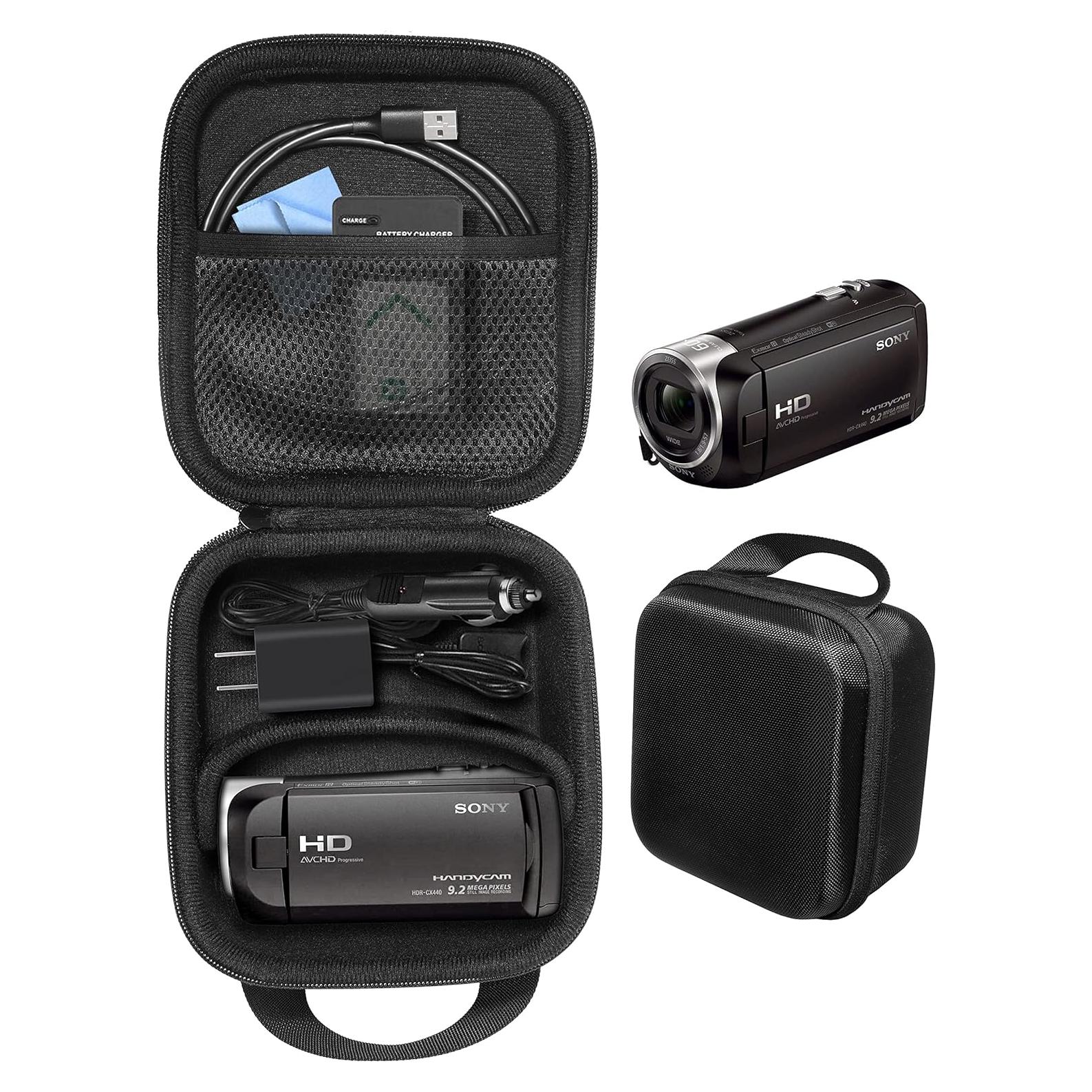 Funda CaseSack para Camcorder HD Sony, Canon, Panasonic - Negro