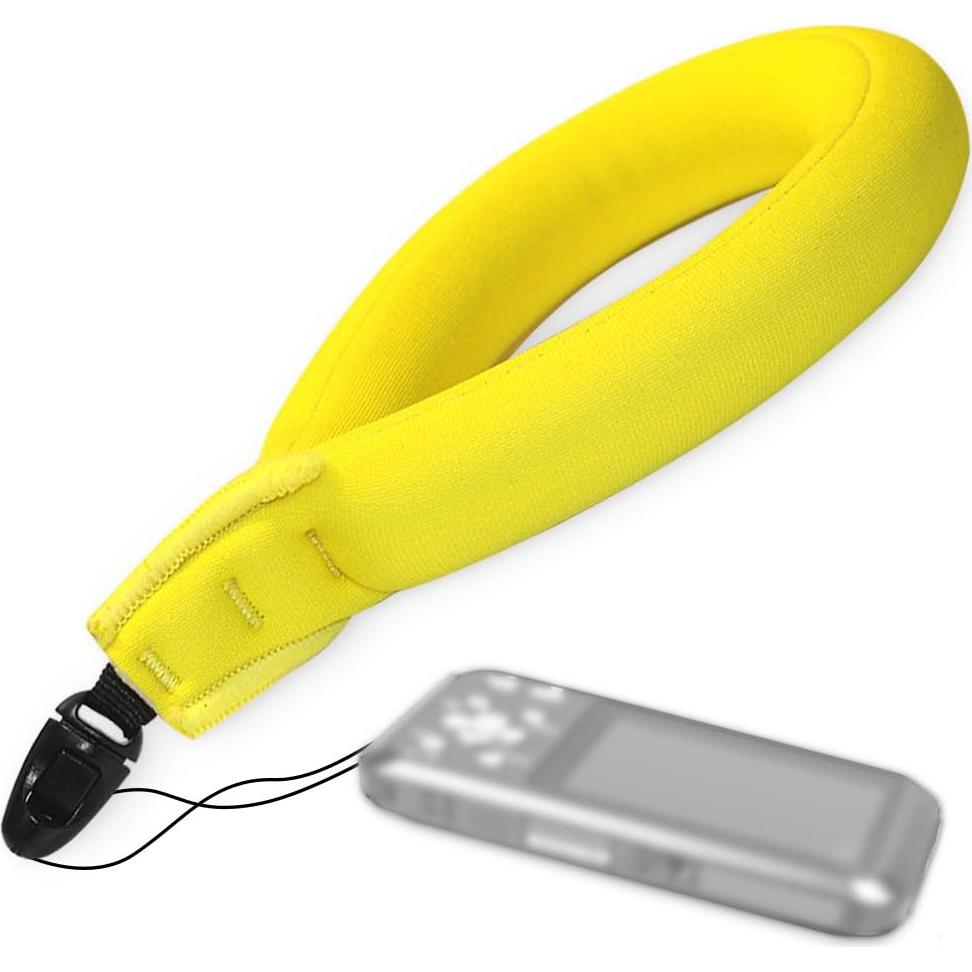 Flotador a prueba de agua TETHYS para cámara 200g amarillo