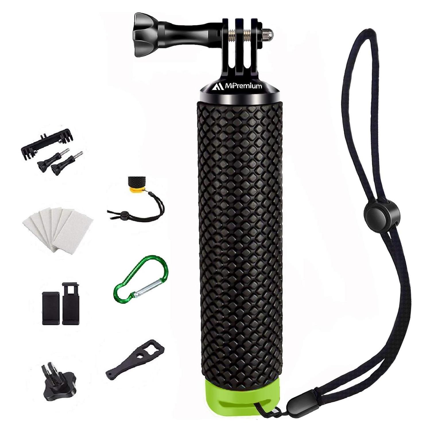 Mango Flotante Impermeable MiPremium Verde para GoPro Hero