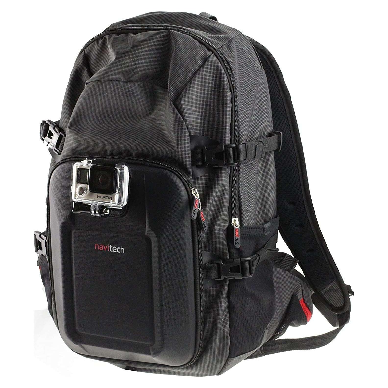 Mochila para cámara de acción Navitech con correa de pecho