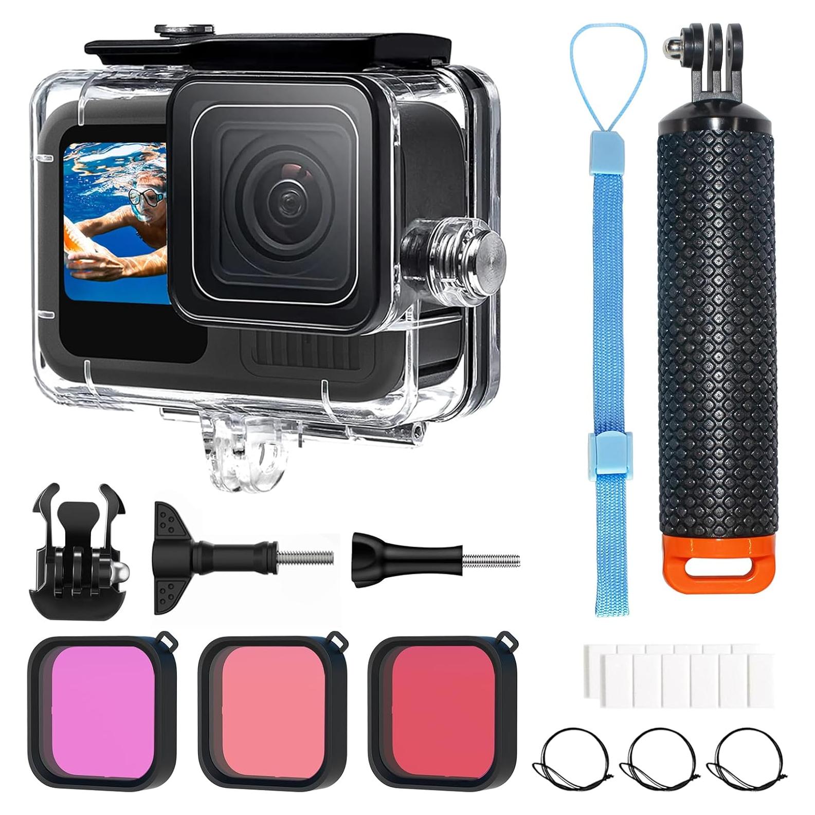 Funda Impermeable OKFUN para GoPro Hero 13/12/11/10/9 Black