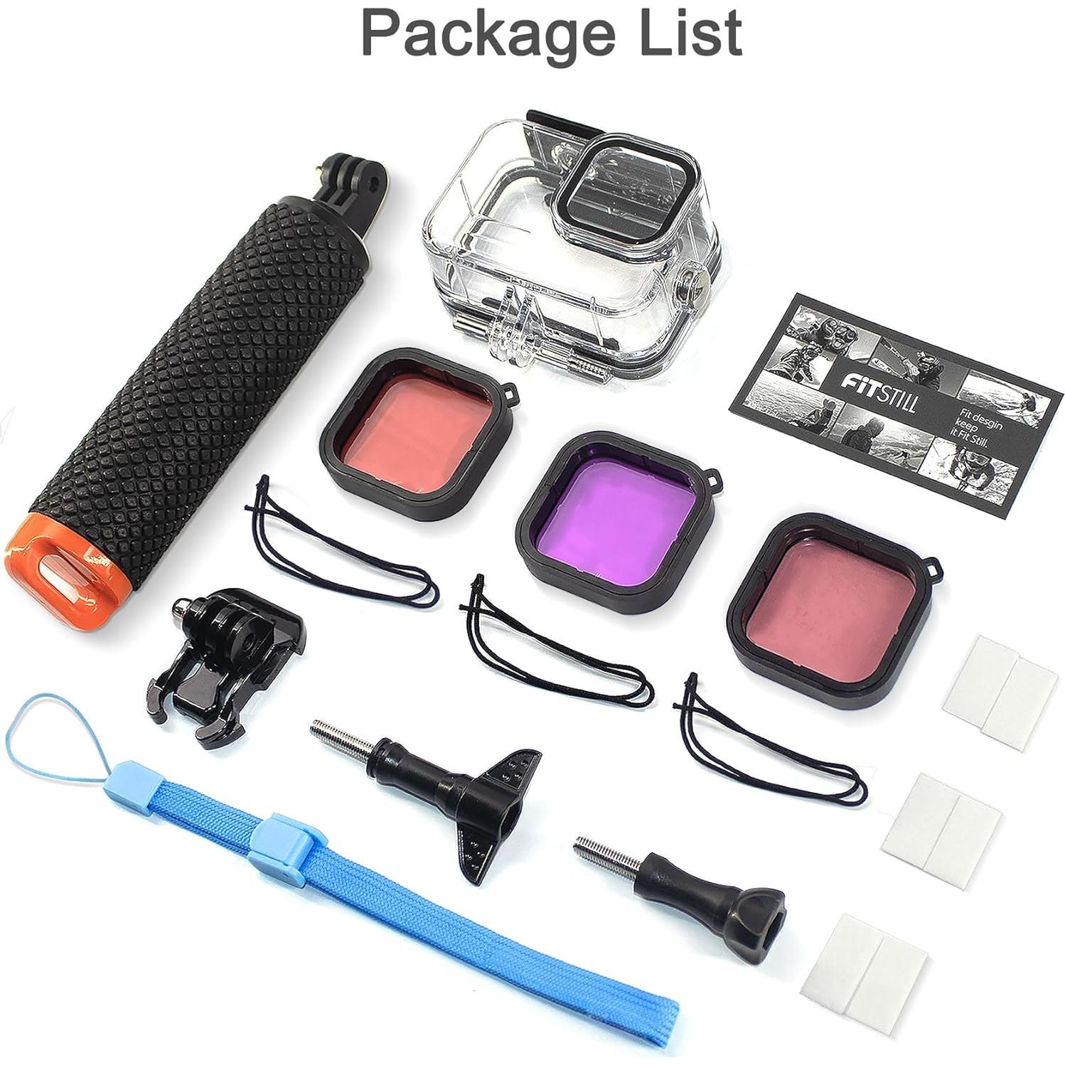 Funda Impermeable OKFUN para GoPro Hero 13/12/11/10/9 Black