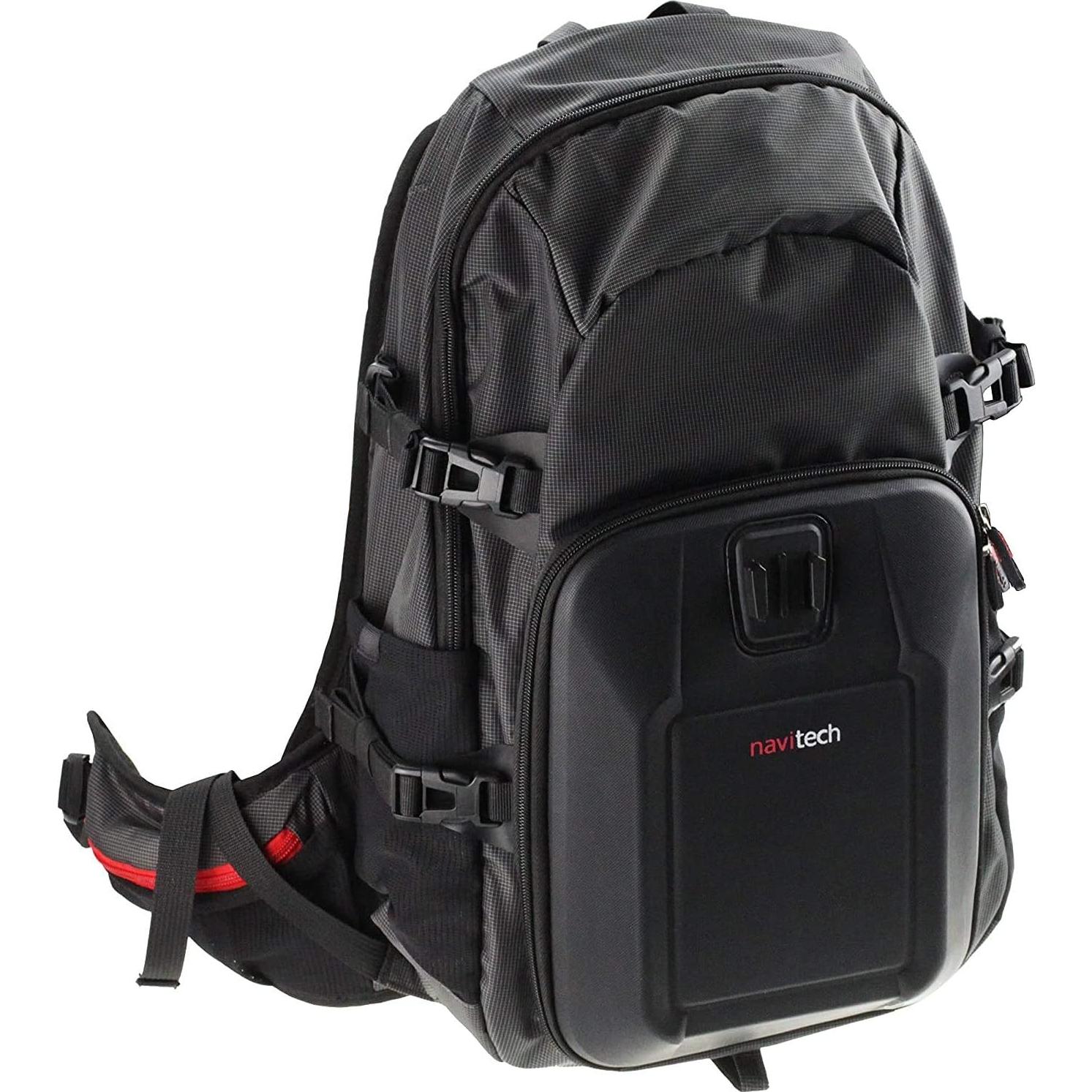 Mochila para cámara de acción Navitech con estuche gris