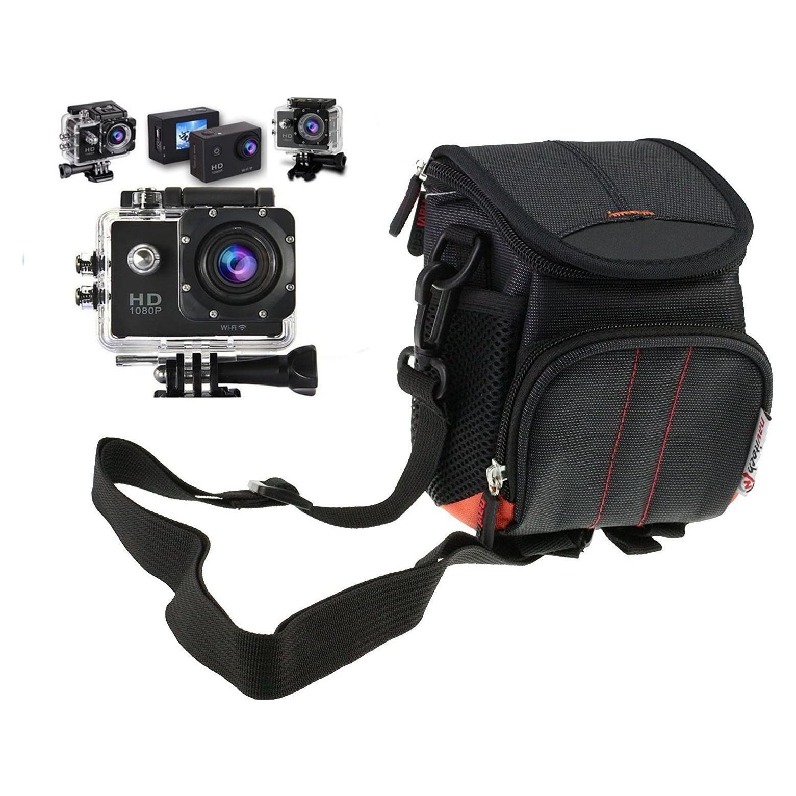 Bolsa de Cámara de Acción Navitech Negra - Resistente al Agua