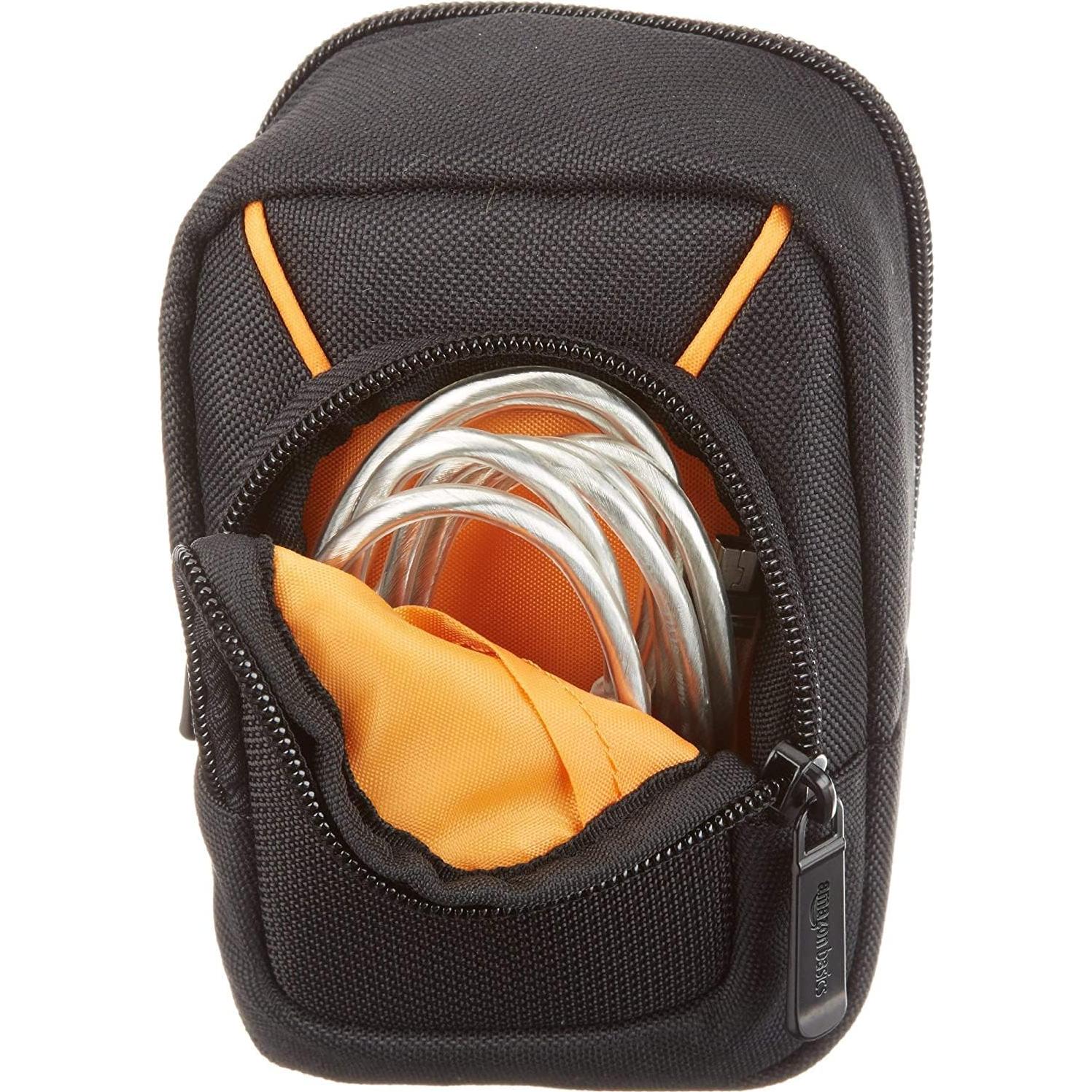 Funda Grande para Cámara Compacta Amazon Basics Negra 15.2x10.2x5.1cm