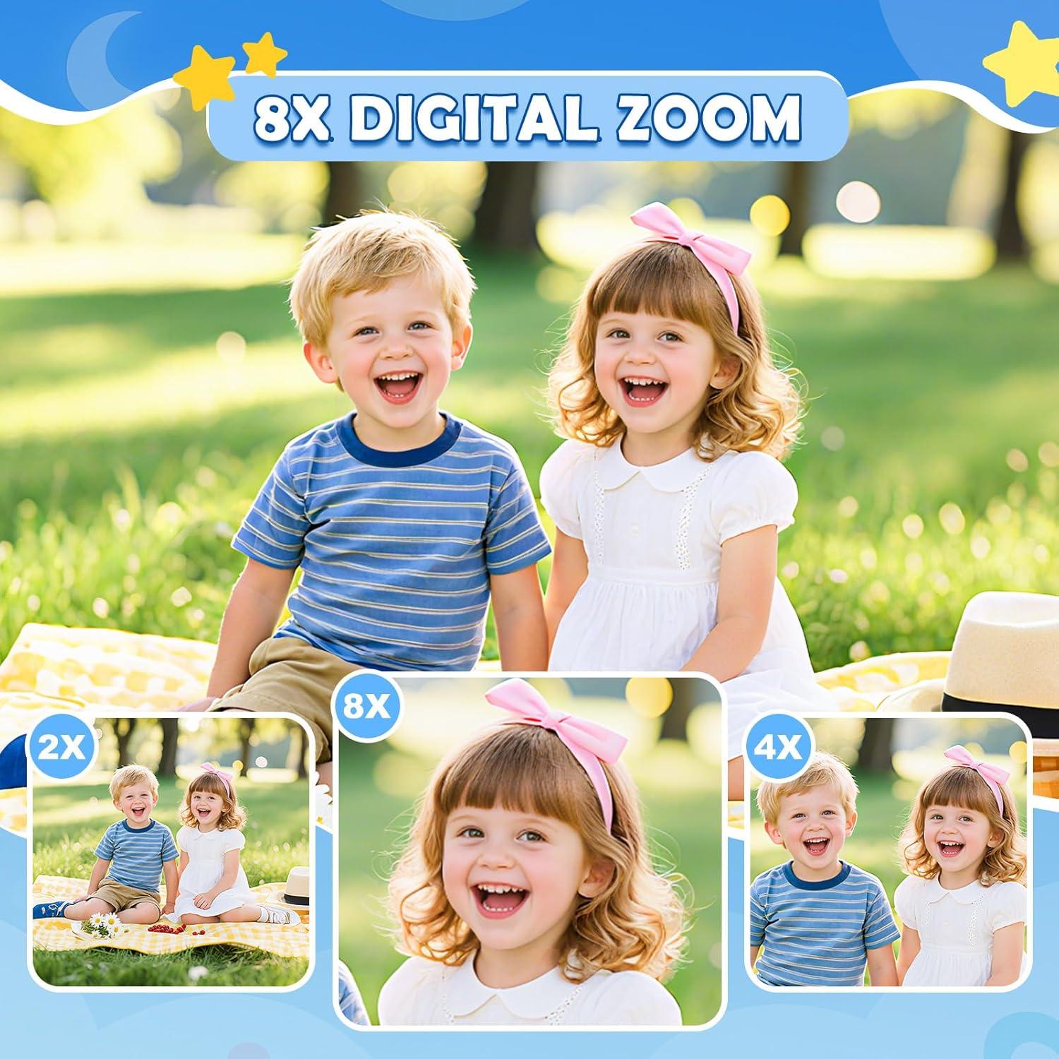 Cámara Digital para Niños Desuccus x2 HD 8MP Azul con SD 32GB