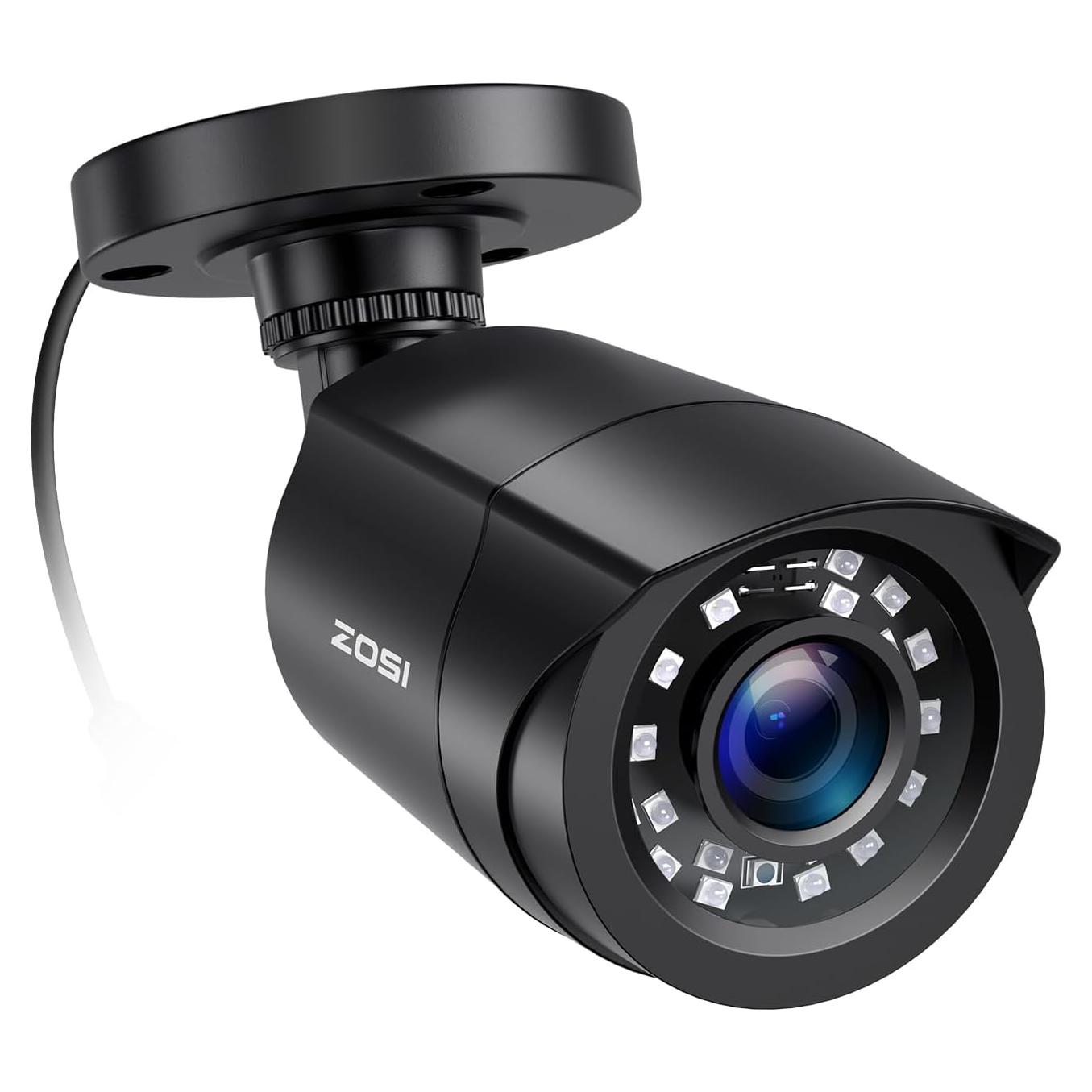 Cámara de Seguridad ZOSI 2.0MP 1080p IR 24.38m Interior/Exterior
