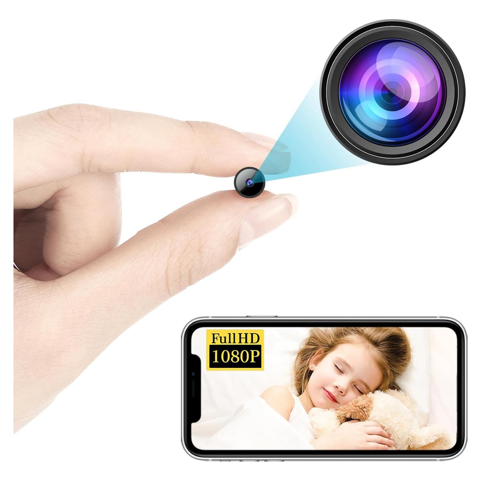 Cámara IP WiFi Inalámbrica Rettru QH5 HD 1080P con Visión Nocturna