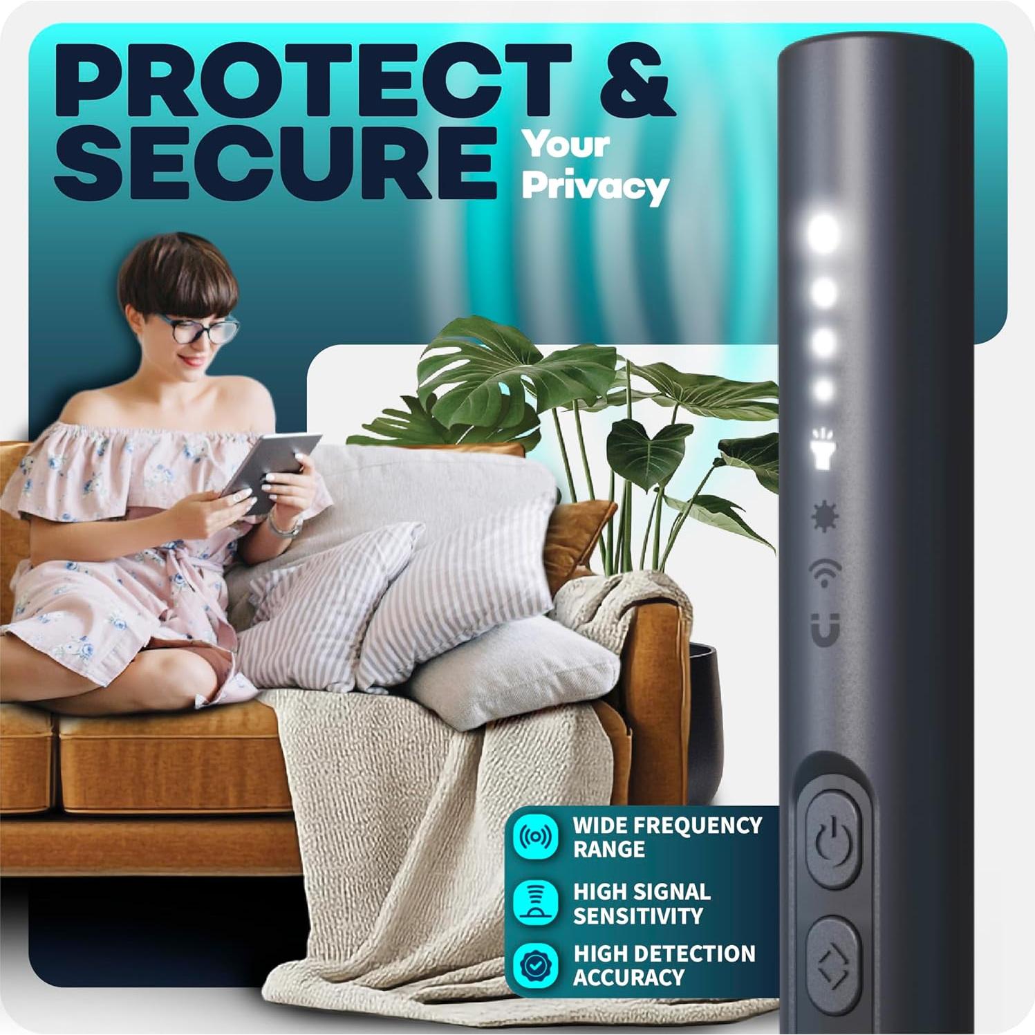 Detector de Cámaras Ocultas TensaOne - Antiespía Inalámbrico