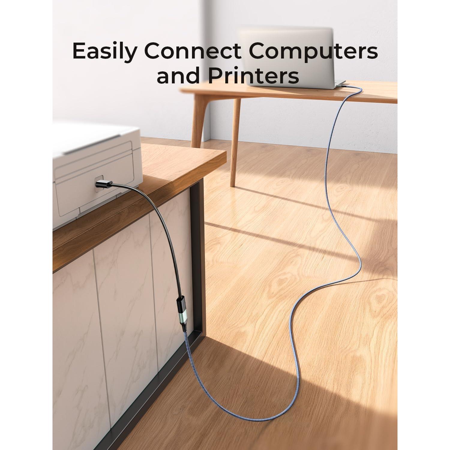 Cable de Extensión USB 3.0 AINOPE 3M Macho a Hembra Gris