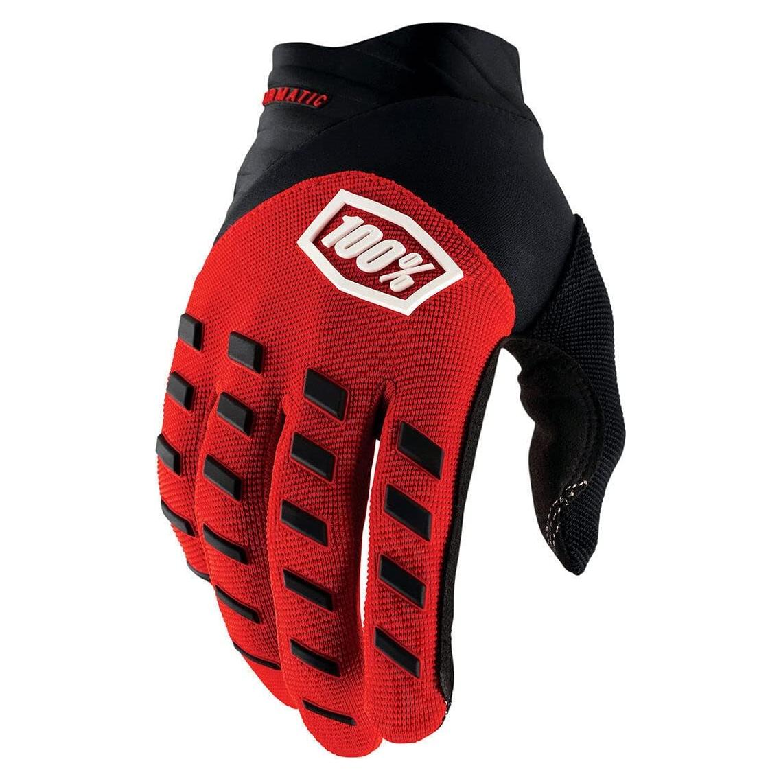 Guantes 100% AIRMATIC Negro/Carbón S - Ciclismo MTB