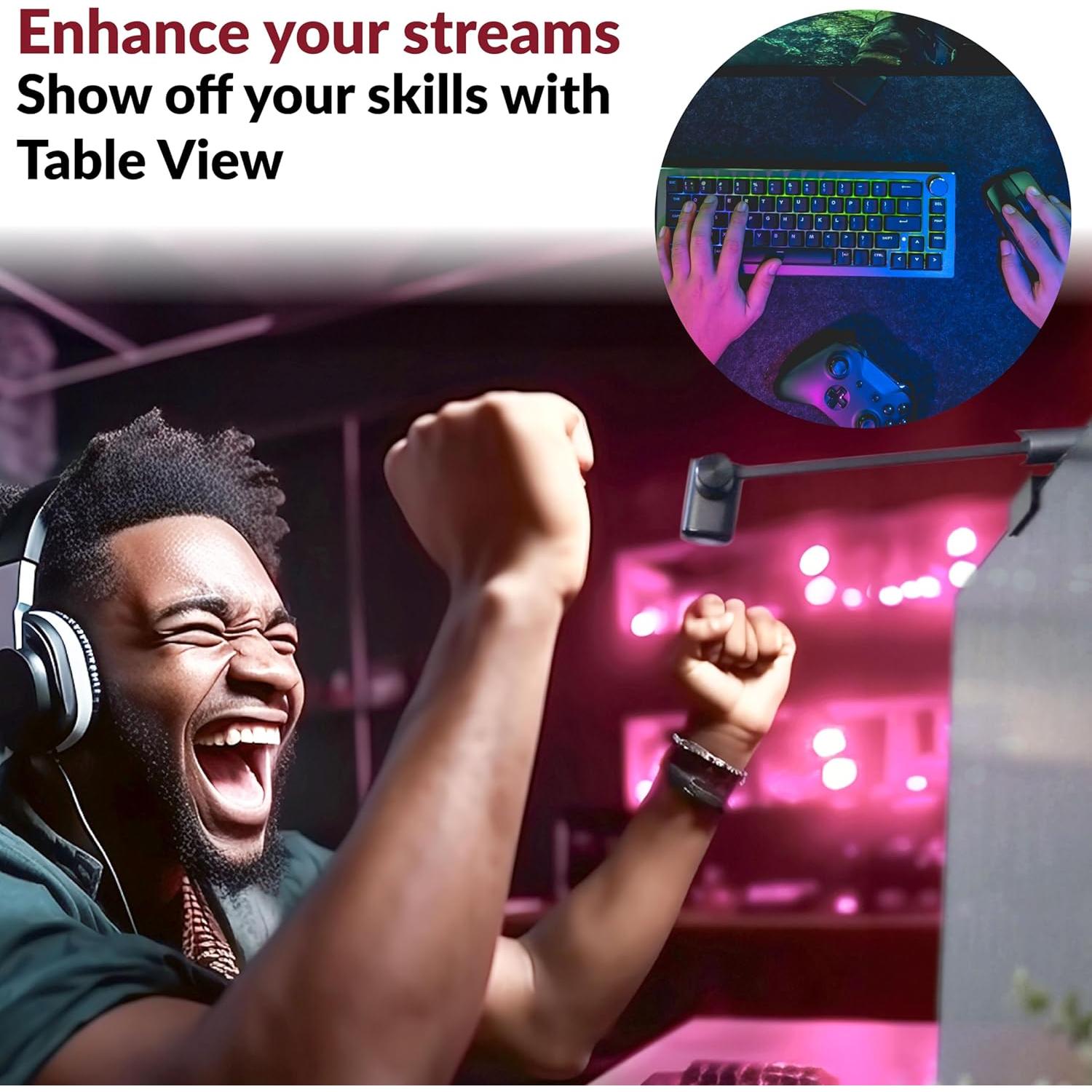 Cámara Web HD Multifuncional Cyber Acoustics WC-Flex