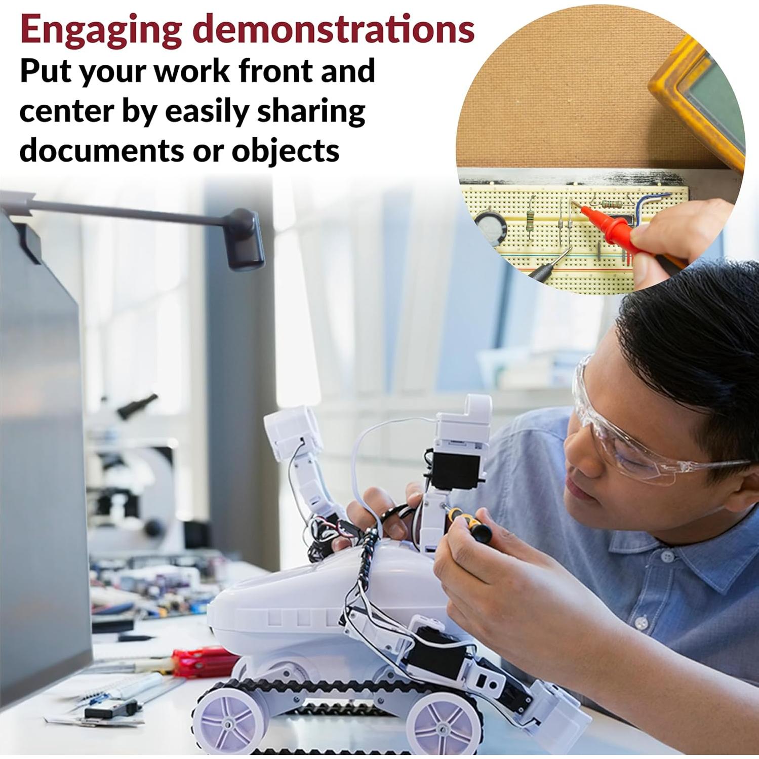 Cámara Web HD Multifuncional Cyber Acoustics WC-Flex