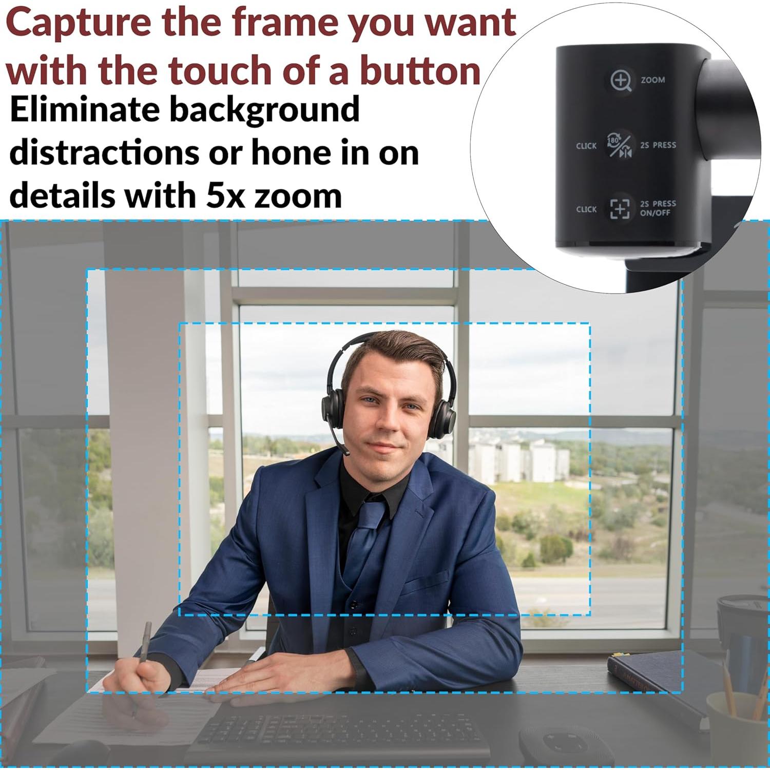 Cámara Web HD Multifuncional Cyber Acoustics WC-Flex