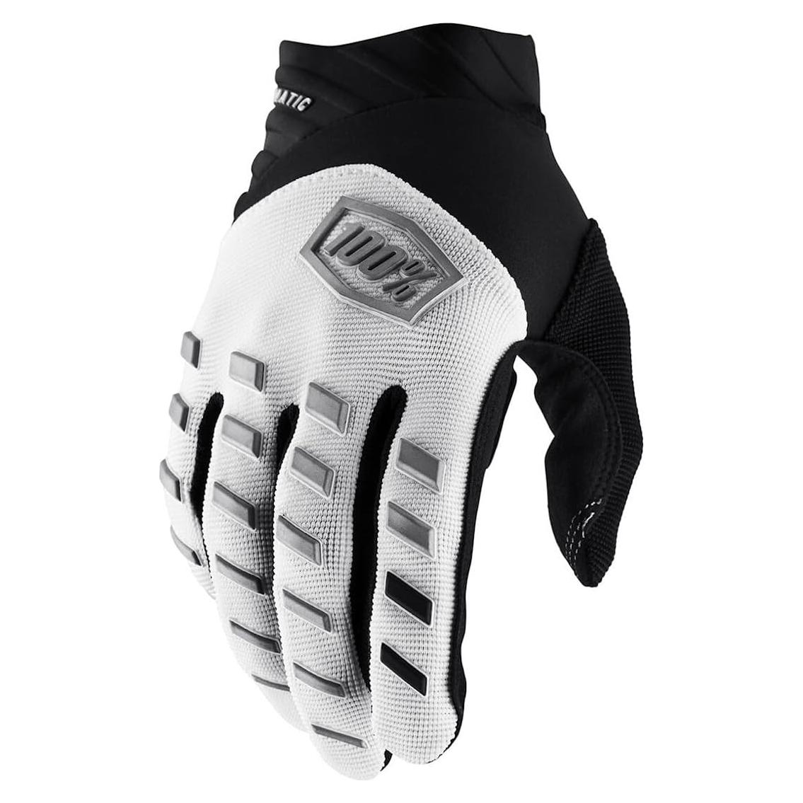 Guantes 100% AIRMATIC Negro/Carbón S - Ciclismo MTB
