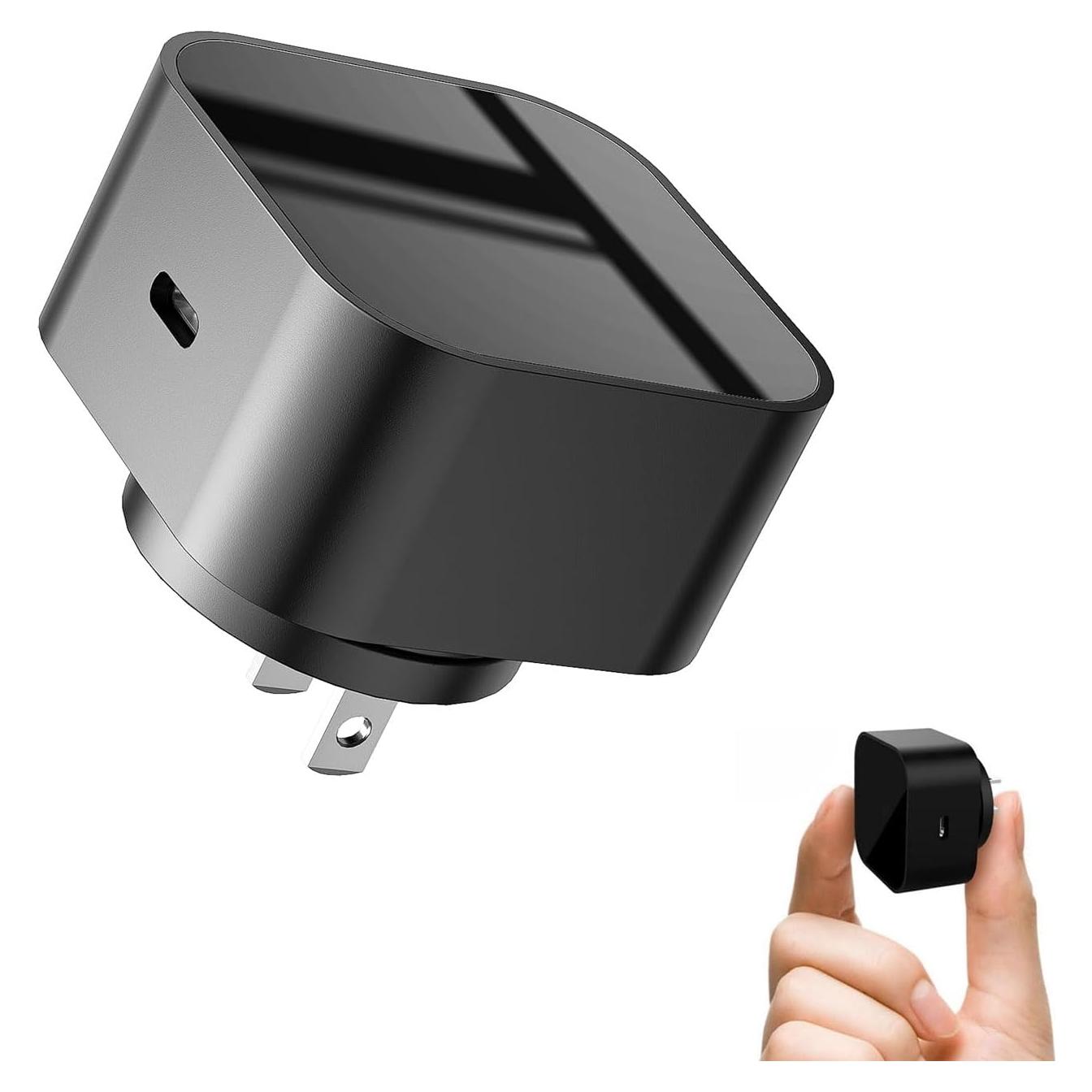 Cámara Oculta Mini Nanny Lizvie 1080P con Cargador Tipo C