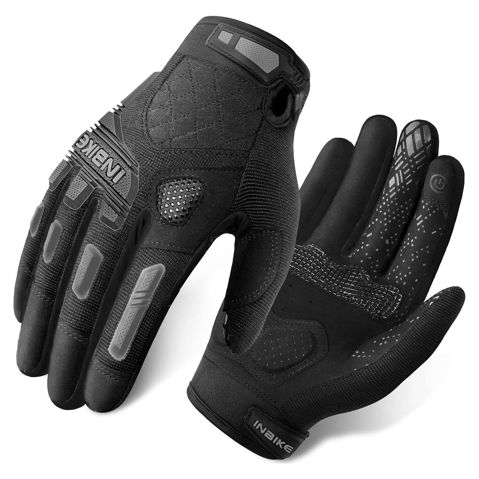 Guantes de Montaña INBIKE Táctiles con Protección para Motocicleta