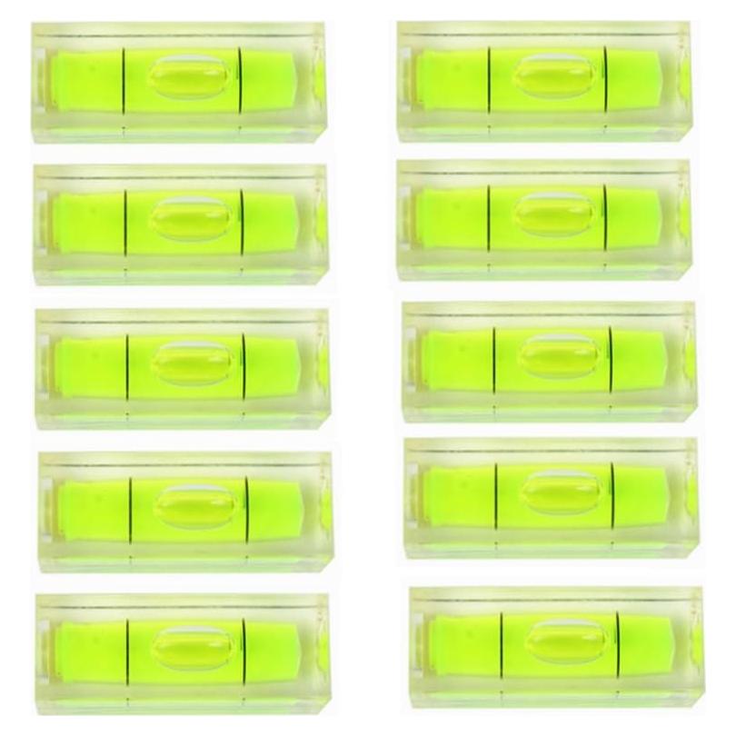 Nivel de Burbuja Cuadrado YOTOM 11pcs Verde 10x2.9cm