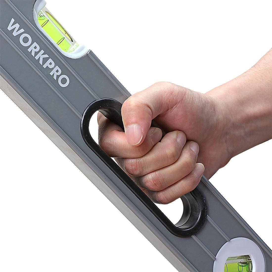 Juego de Niveles de Espíritu WORKPRO 3 Piezas 9-16-24 cm