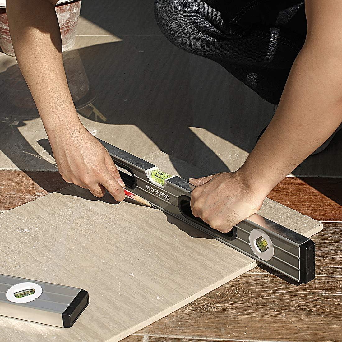 Juego de Niveles de Espíritu WORKPRO 3 Piezas 9-16-24 cm