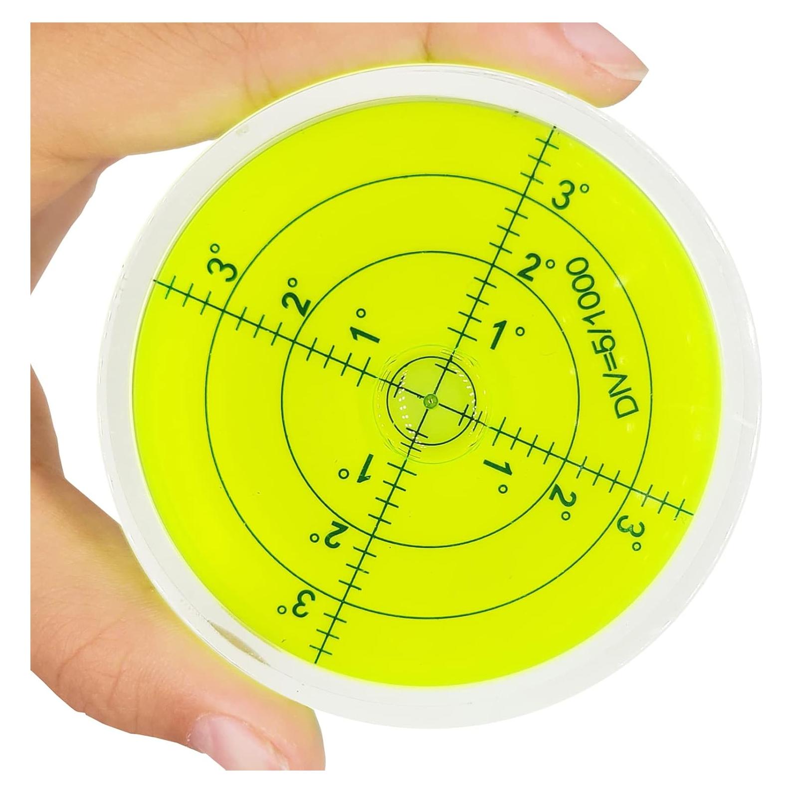 Nivel de Burbuja Circular Magnético GEONASSUR 60mm Precisión