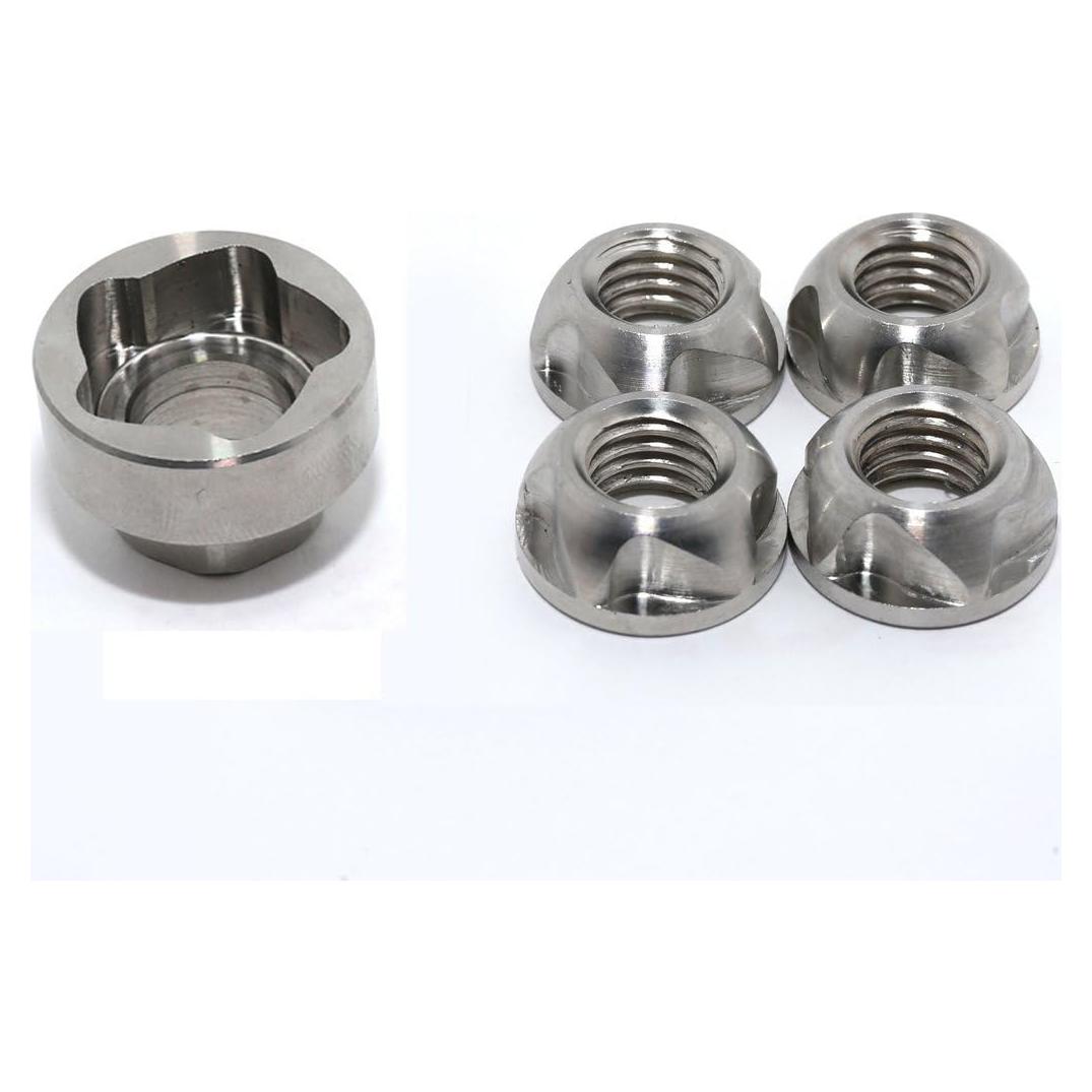 Tuercas de Bloqueo Antirrobo Lightronic M10 Acero Inoxidable