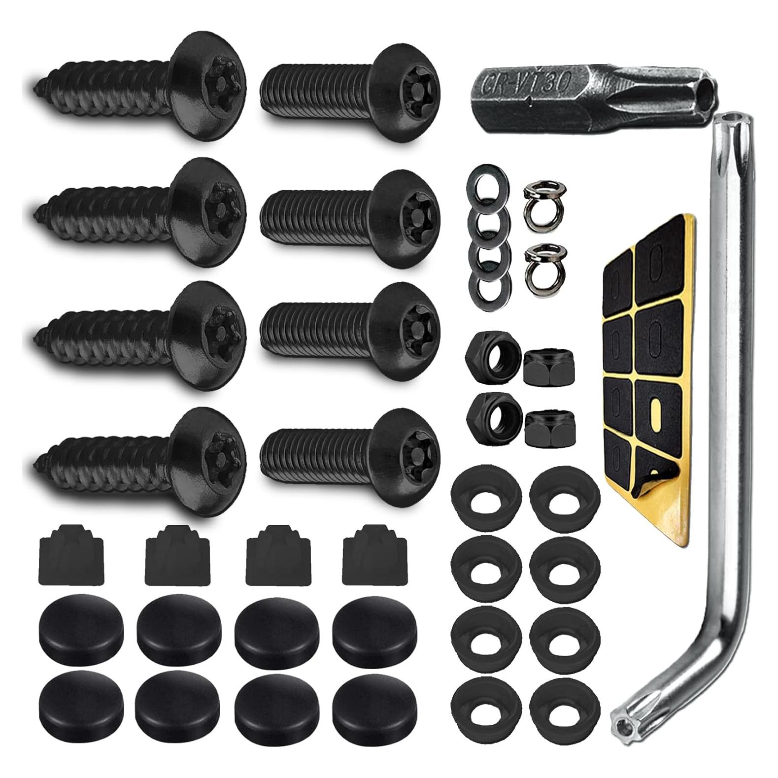 Kits de Tornillos Antirrobo para Placas de Licencia Middrivr