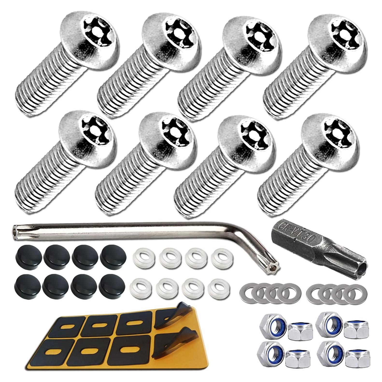 Tornillos Antirrobo para Placas de Matrícula PRUST M6 6mm