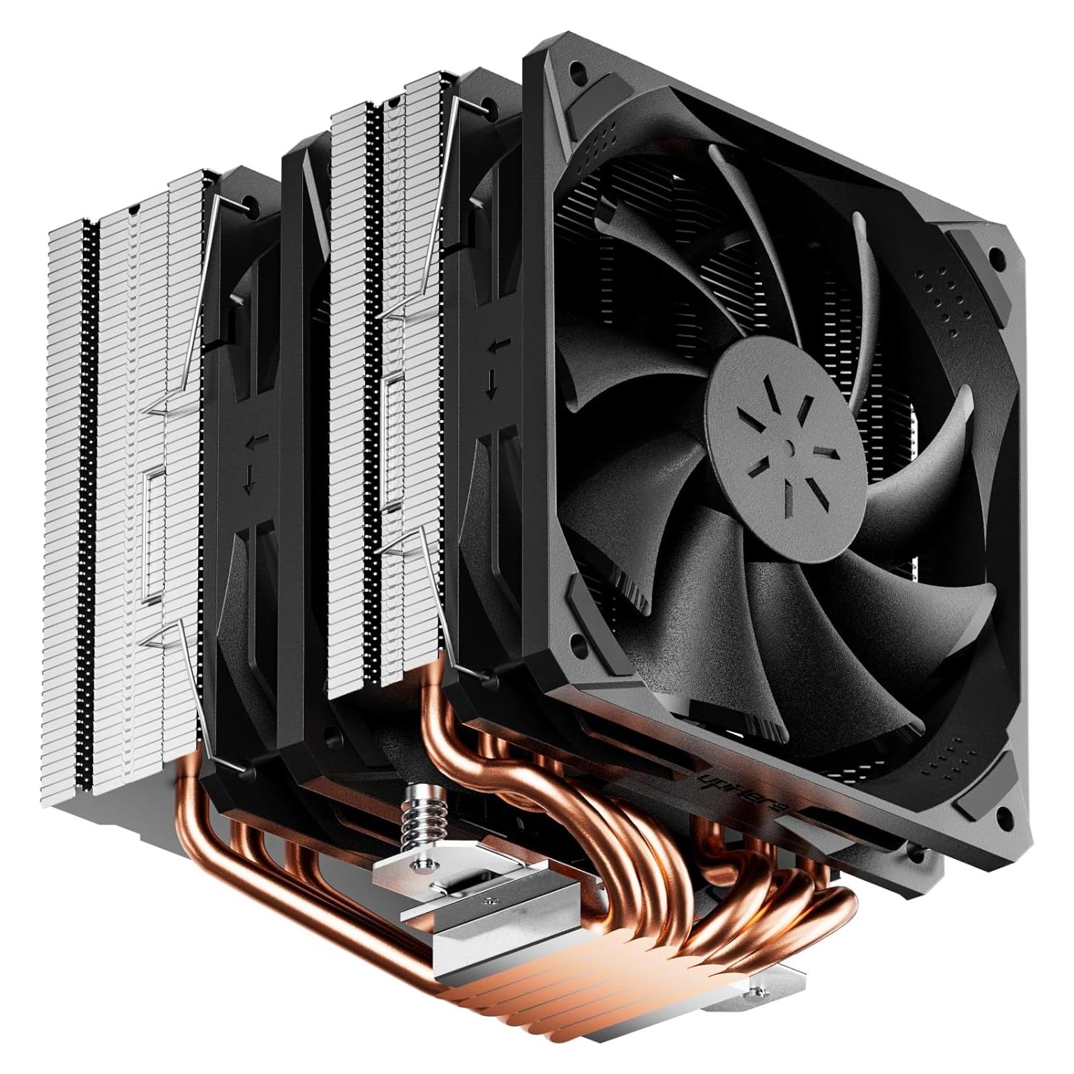 Enfriador de CPU por Aire upHere D6SEK 120mm Doble Ventilador