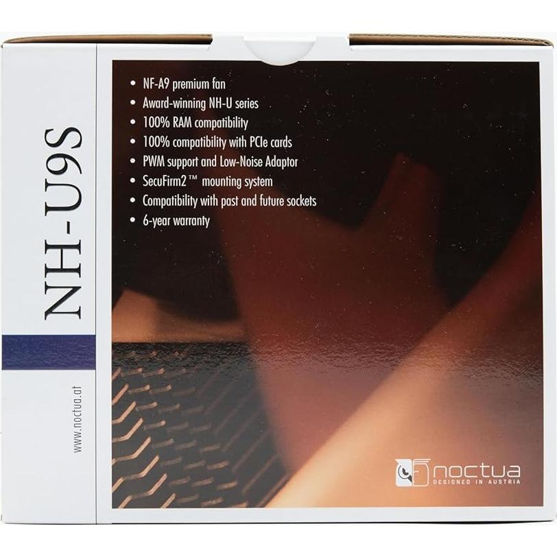 Enfriador de CPU Noctua NH-U9S 92mm Premium con Ventilador