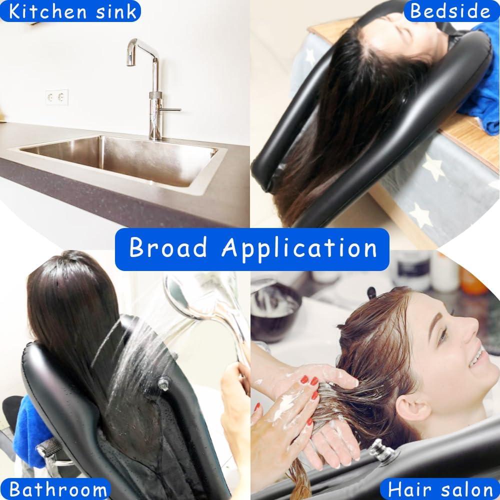 Lavabo Inflable para Champú HousewoW - Portátil para Cama 60x38cm