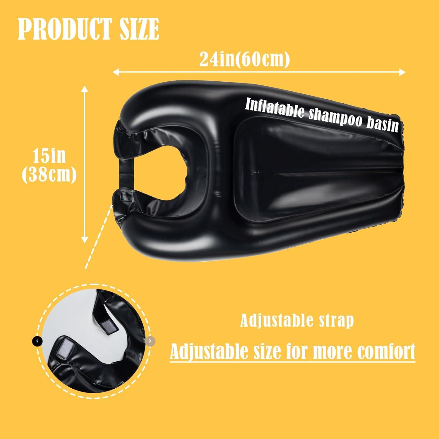 Lavabo Inflable para Lavado de Cabello JFGLORIX 63x38 cm