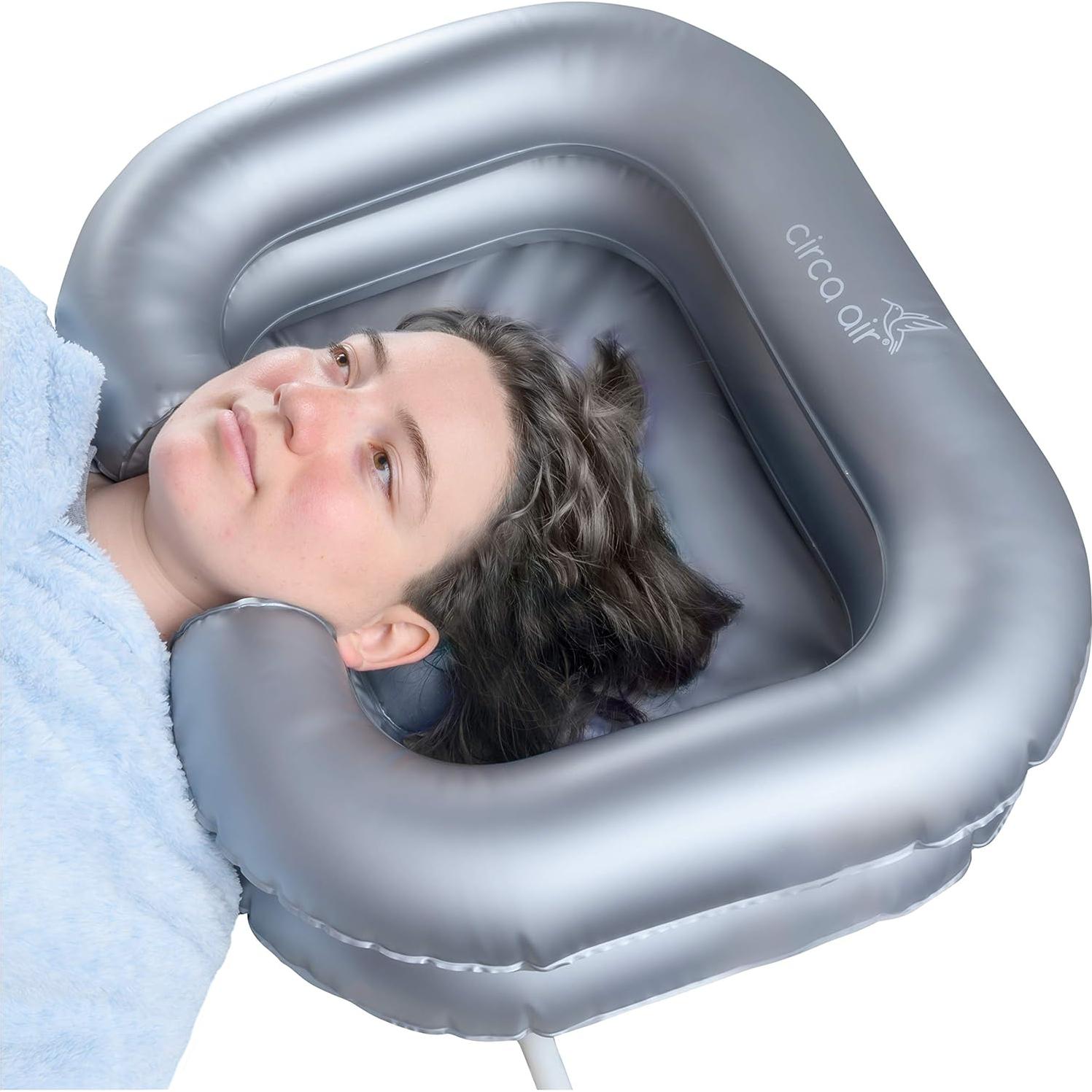Basin Inflable para Lavado de Cabello Circa Air - Plateado