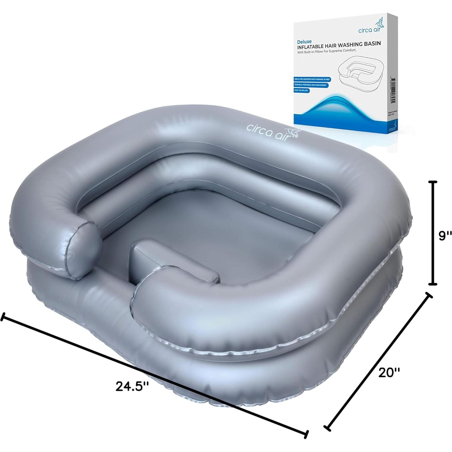 Basin Inflable para Lavado de Cabello Circa Air - Plateado