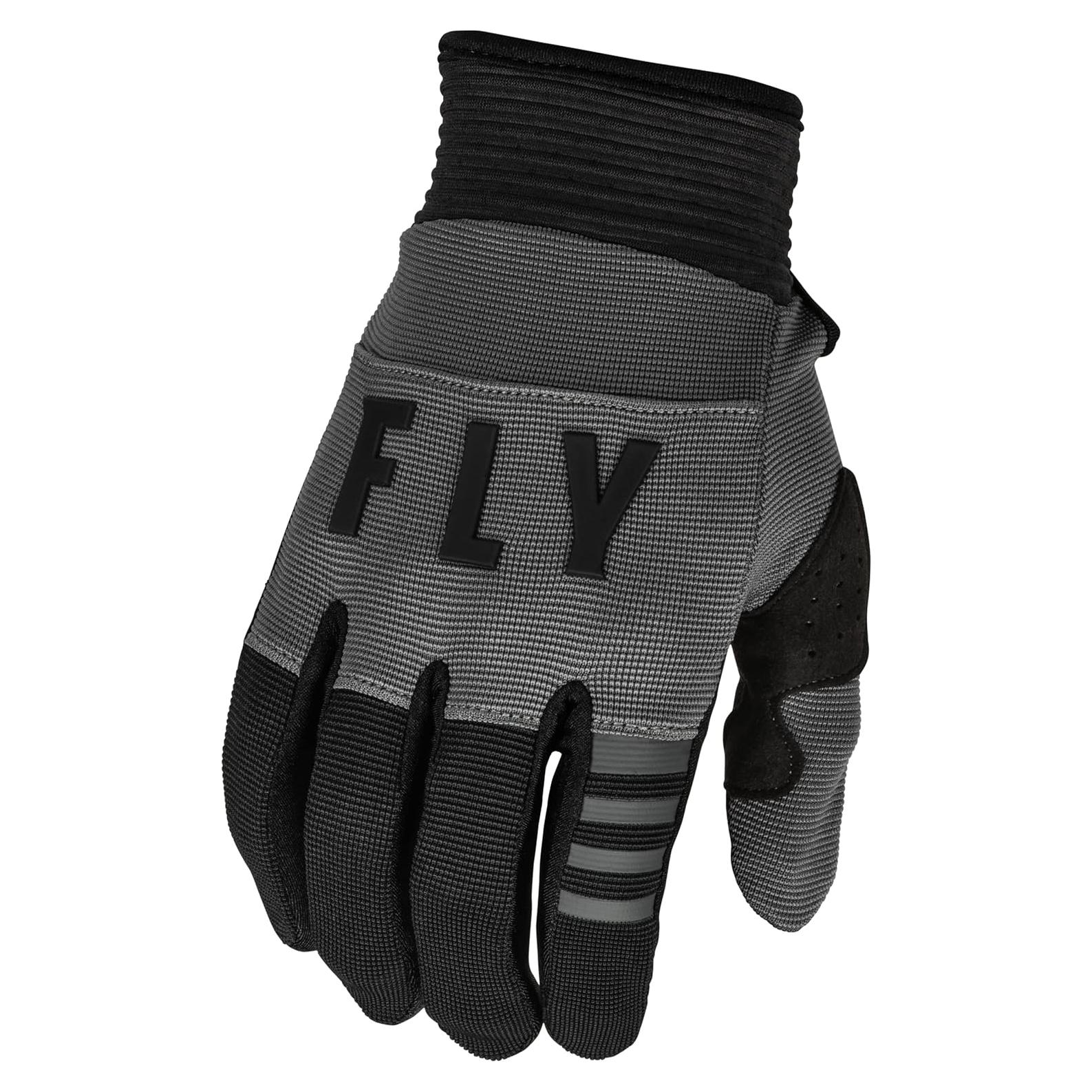 Guantes Fly Racing F-16 2023 Adulto Gris Oscuro/Negro Mediano