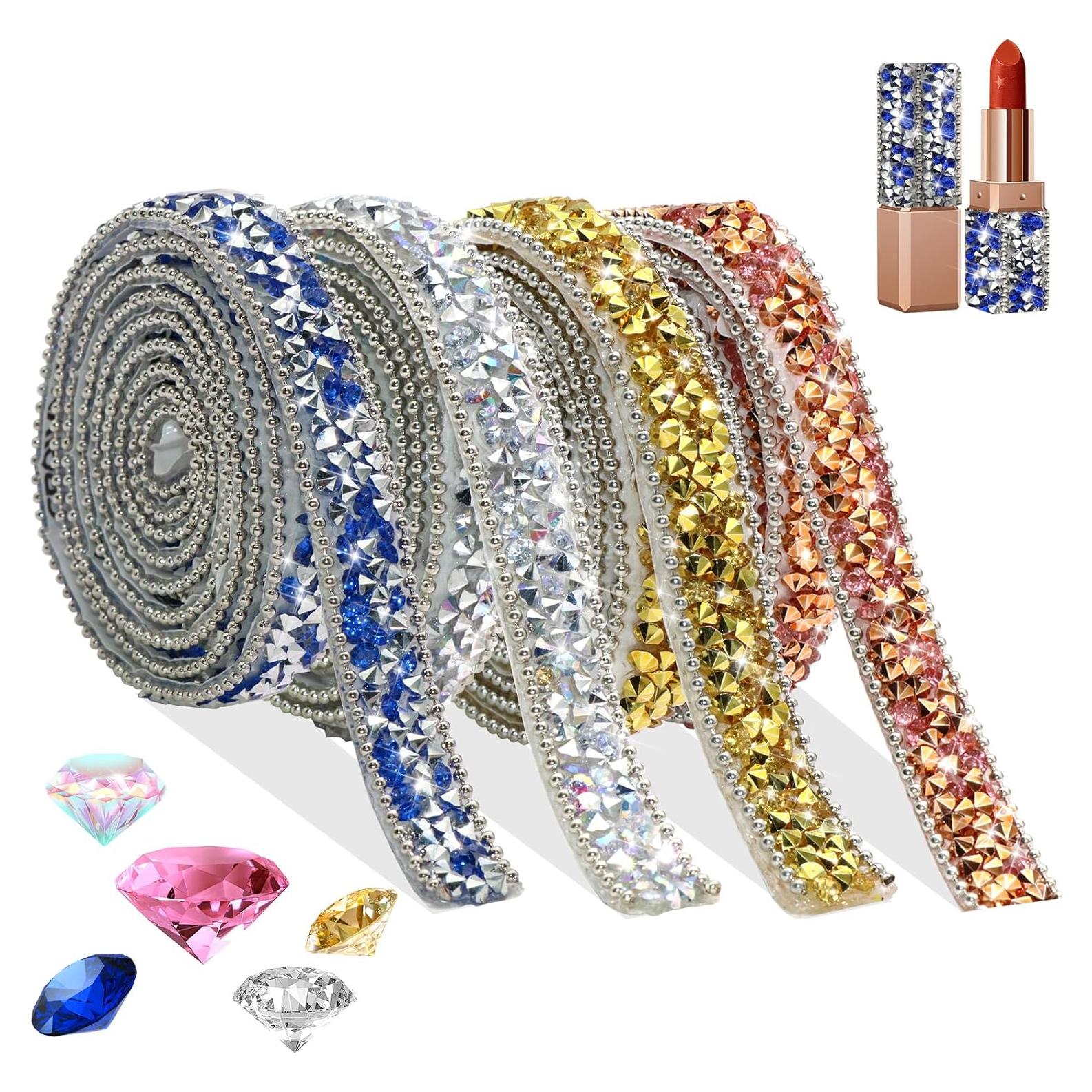Rollos de Ribbon de Rincones Autoadhesivos FULZTEY 3mm - 4 Colores