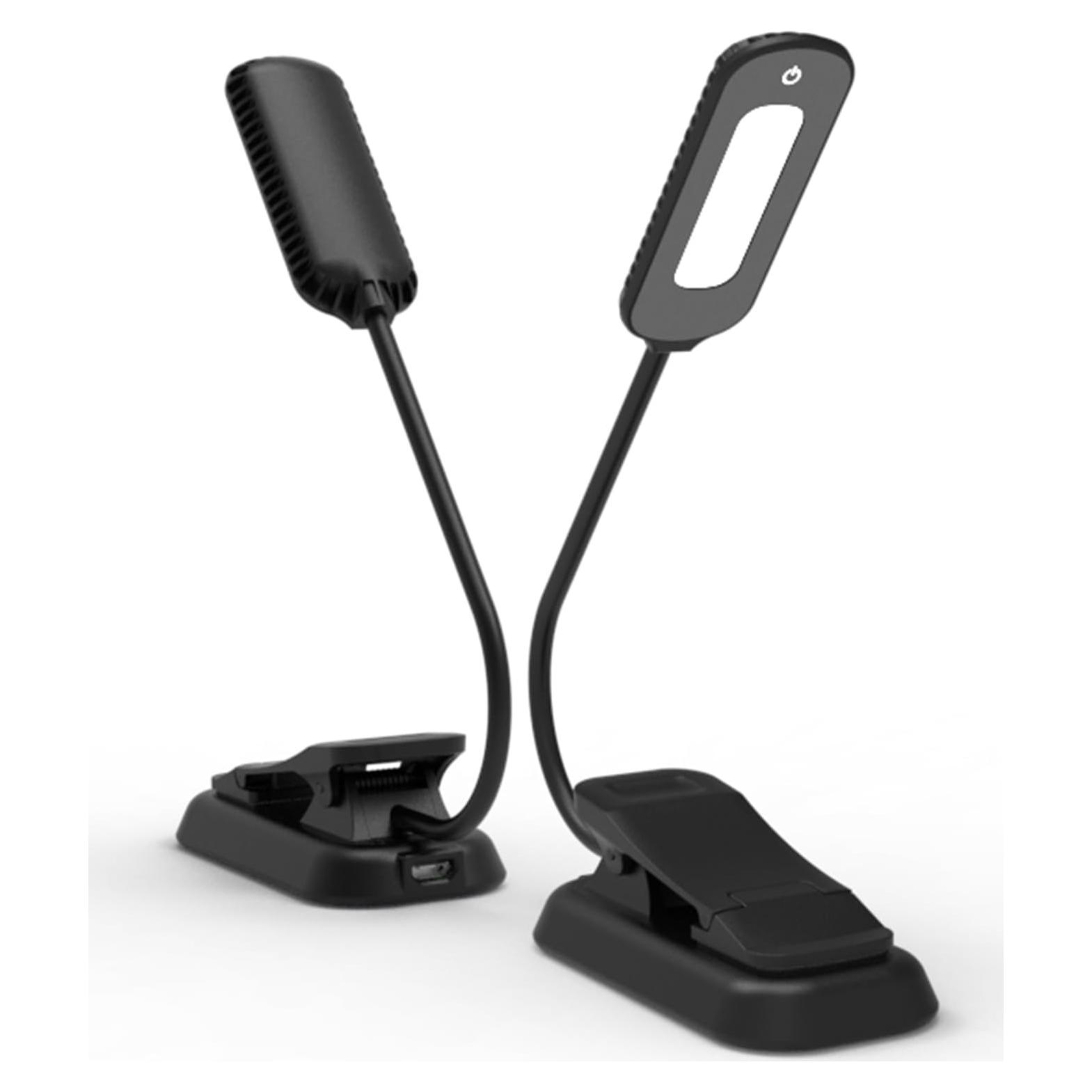 Lámpara de Lectura Recargable MAPTAY con 12 LEDs y 3 Brillos